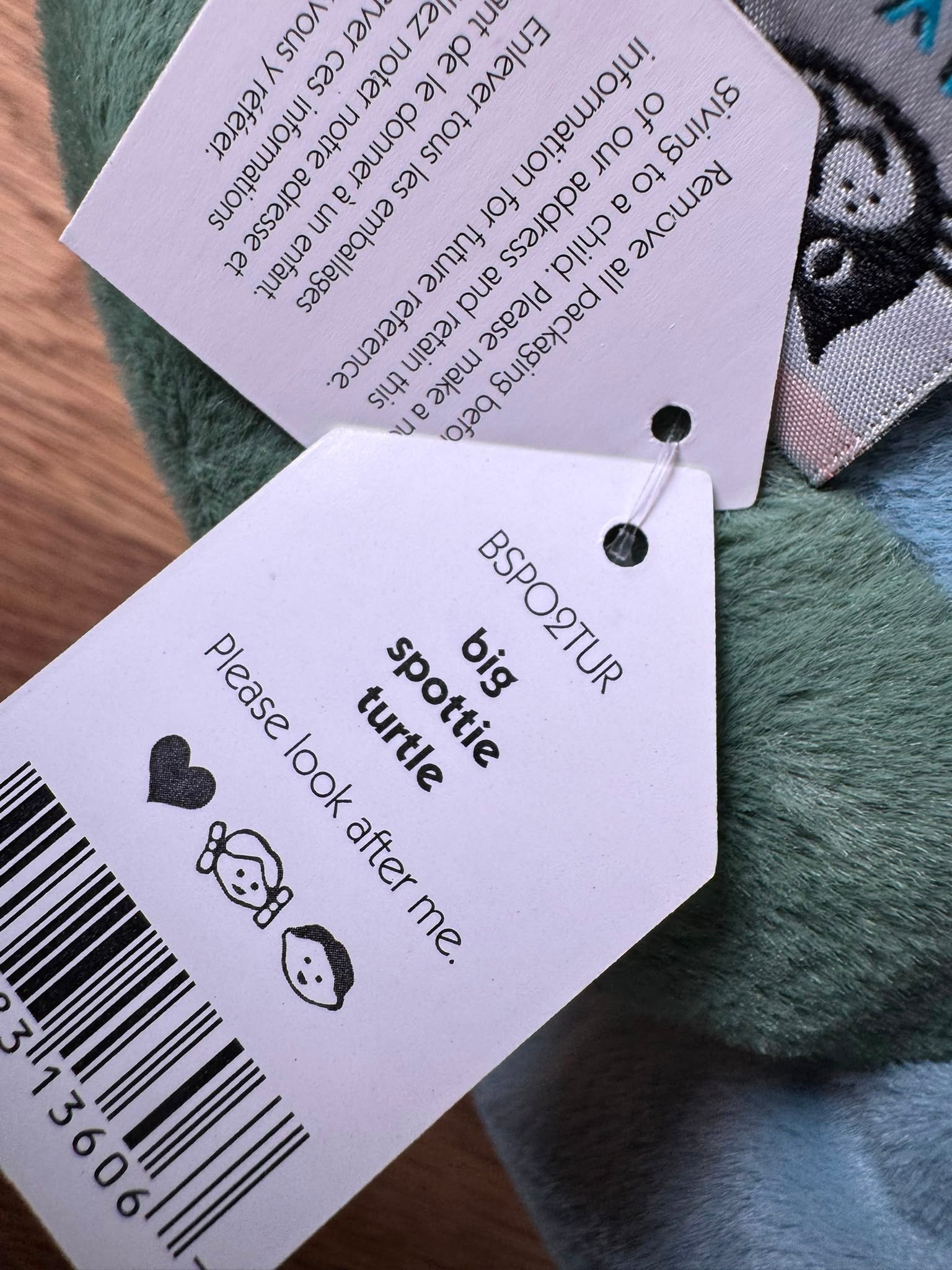 Jellycat Huge Spottie Turtle