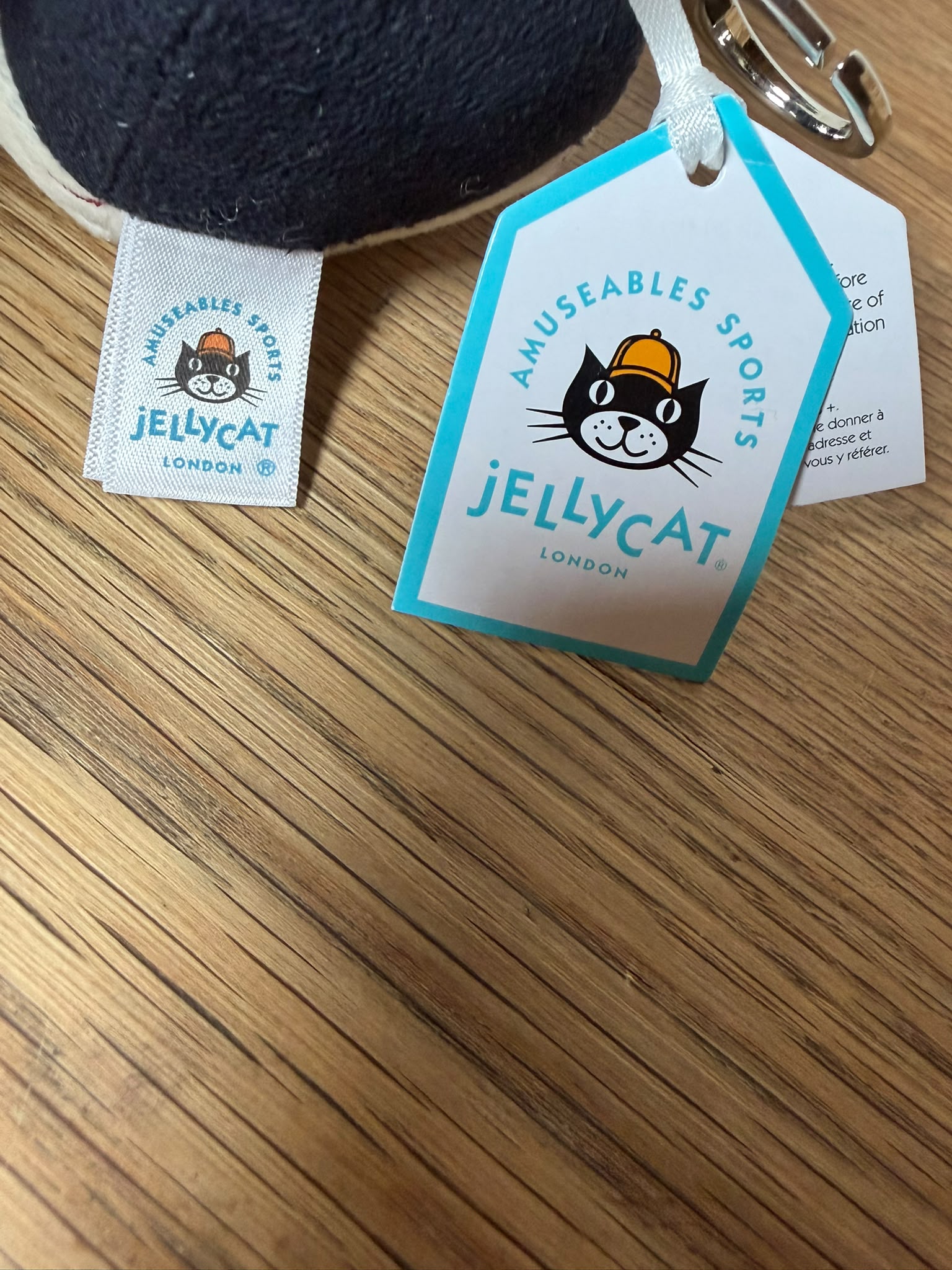 Jellycat Amuseable Sports Baseball Bag Charm