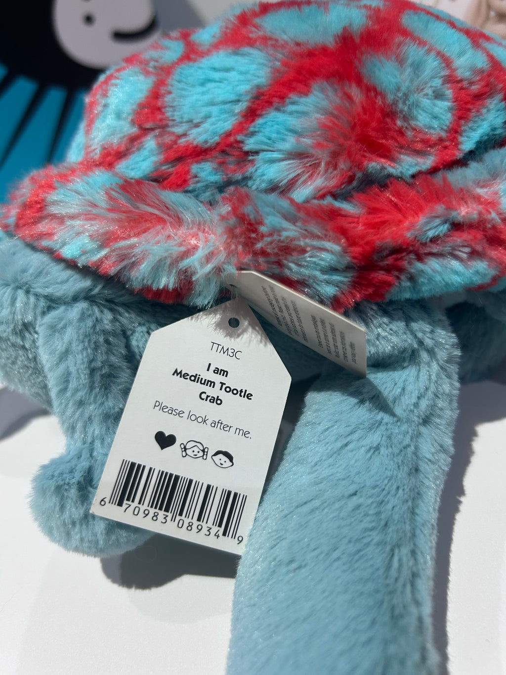 Jellycat Medium Tootle Crab