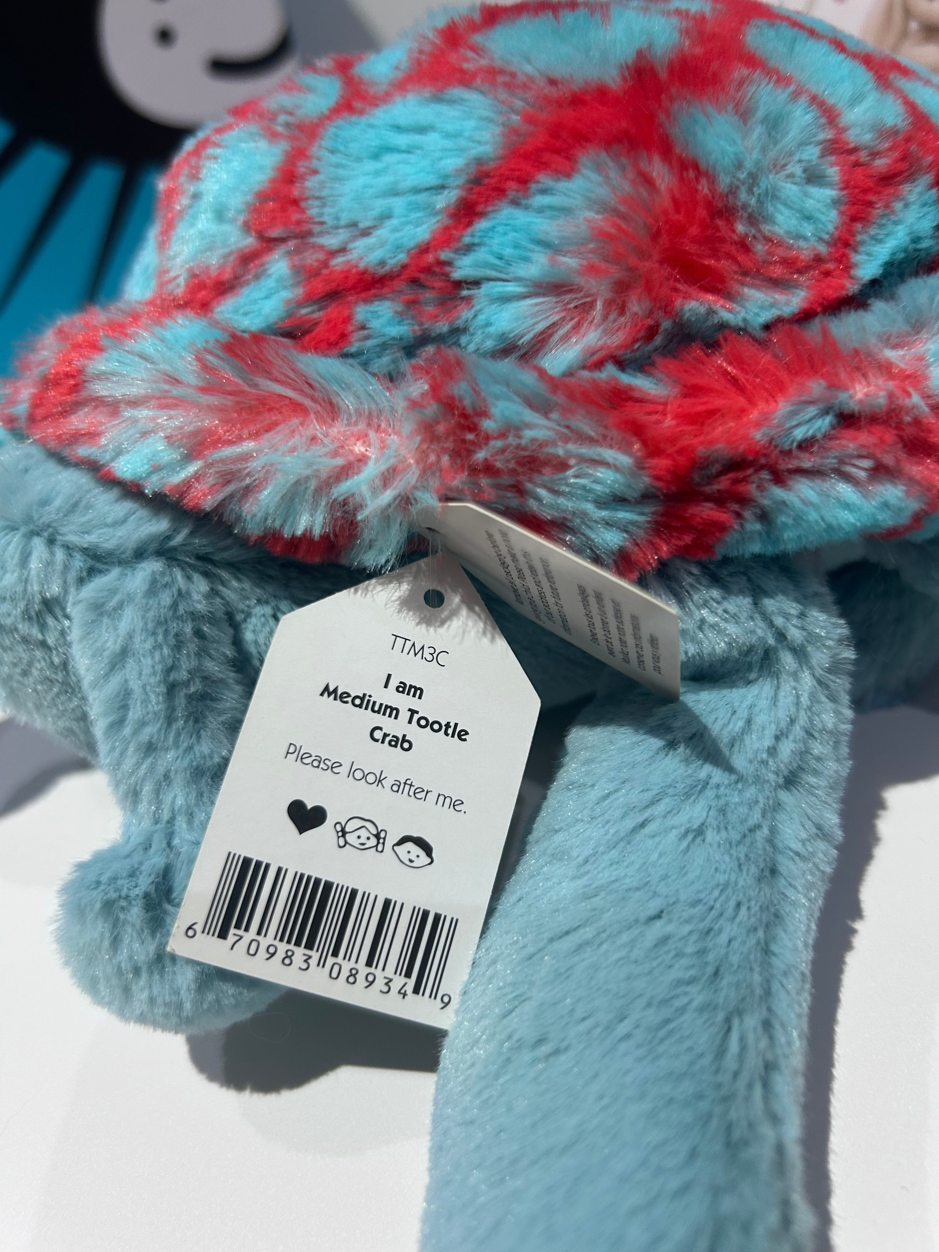 Jellycat Medium Tootle Crab
