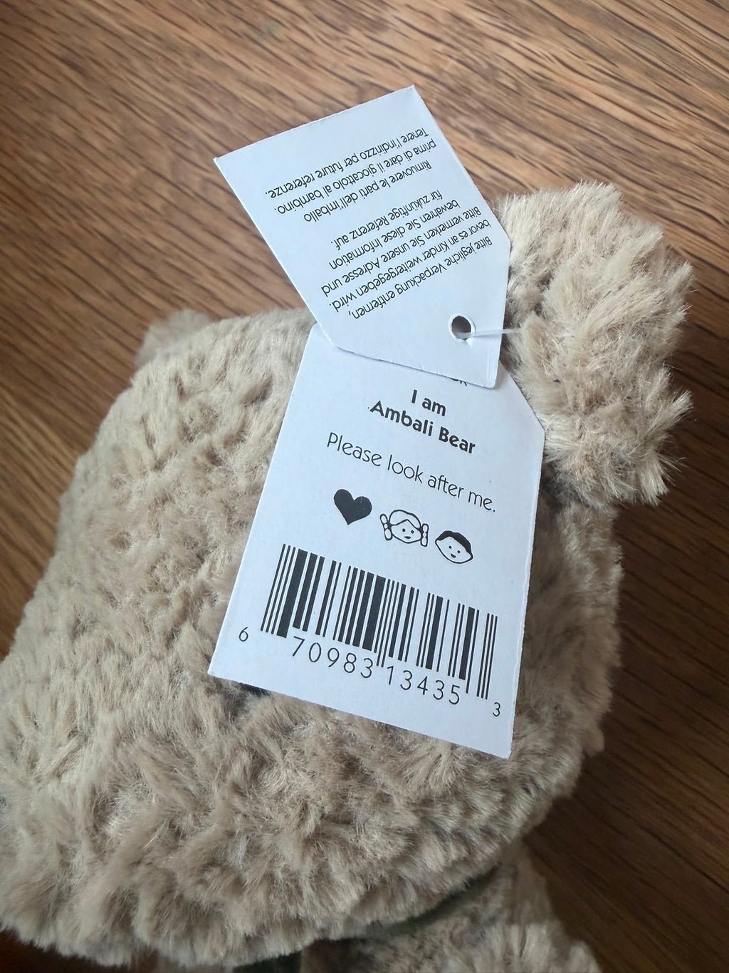 Jellycat Ambali Bear