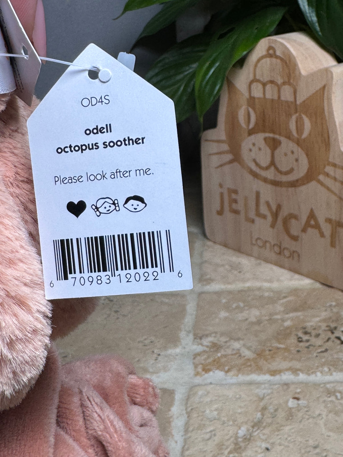 Jellycat Odell octopus Soother