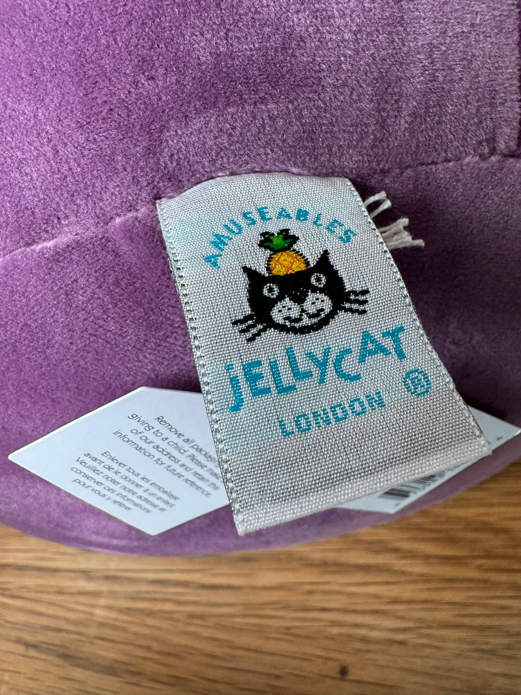 Jellycat Vivacious Aubergine- Large