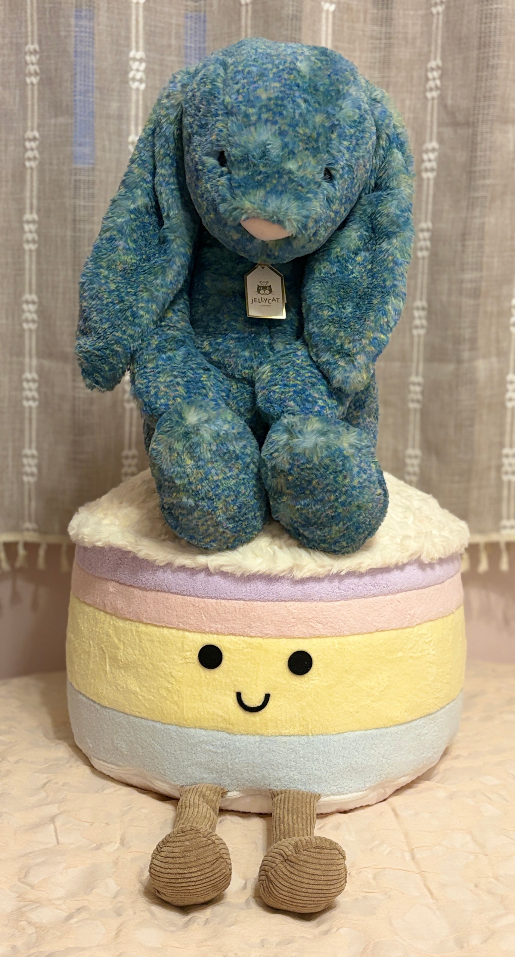 Jellycat Inspired Birthday Cake Stool (Bunny NOT Included)