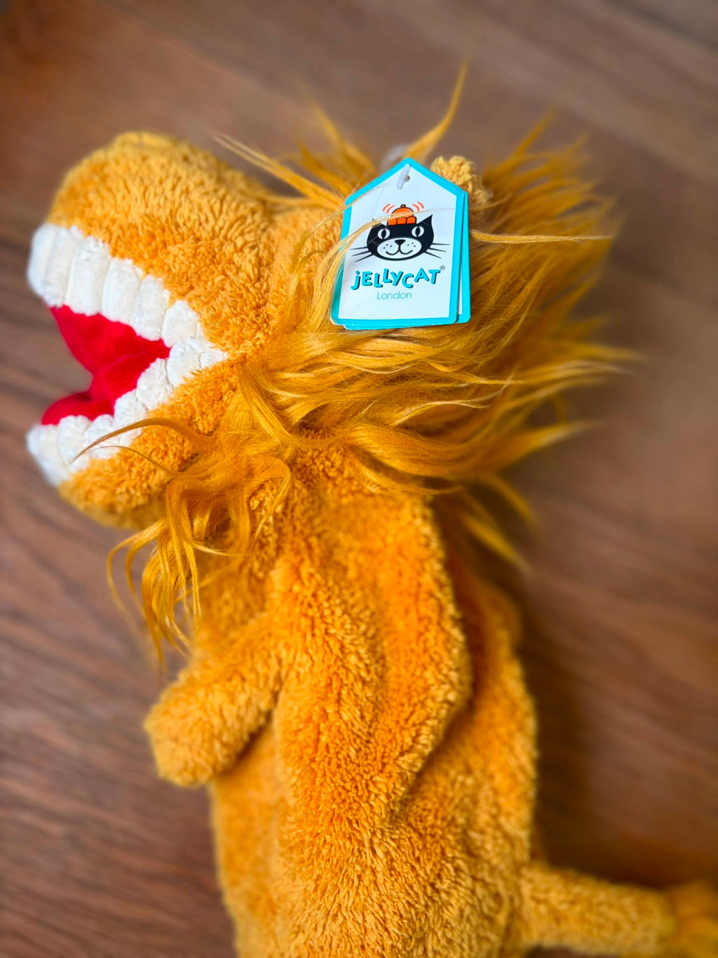 Jellycat Toothy Lion- Hand Puppet