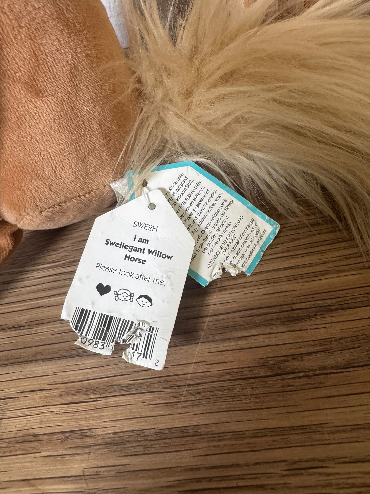 Jellycat Swellegent Willow Horse | Tag Damage