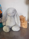 Large Silver Bashful Bunny