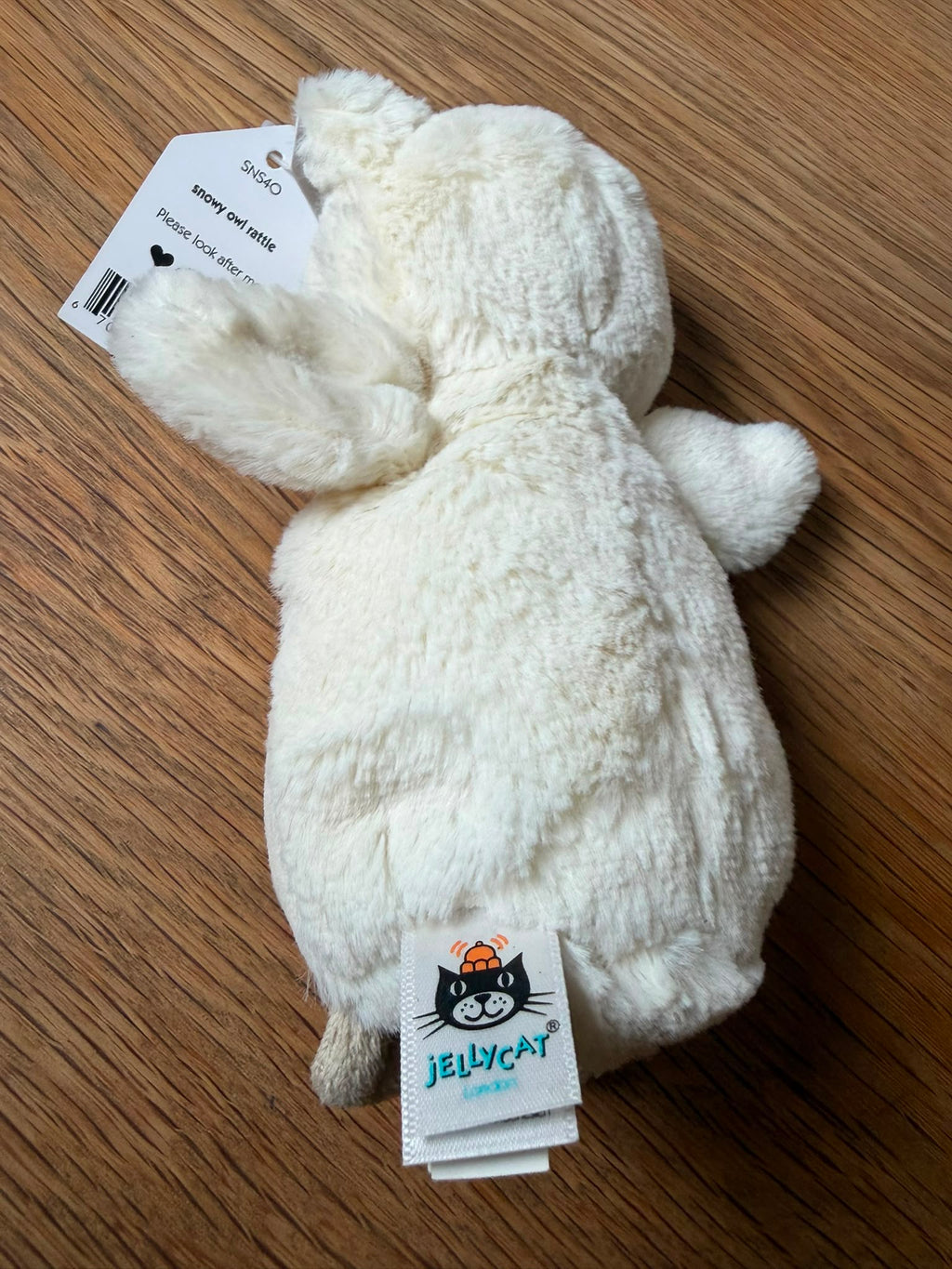 Jellycat Snowy Owl Rattle