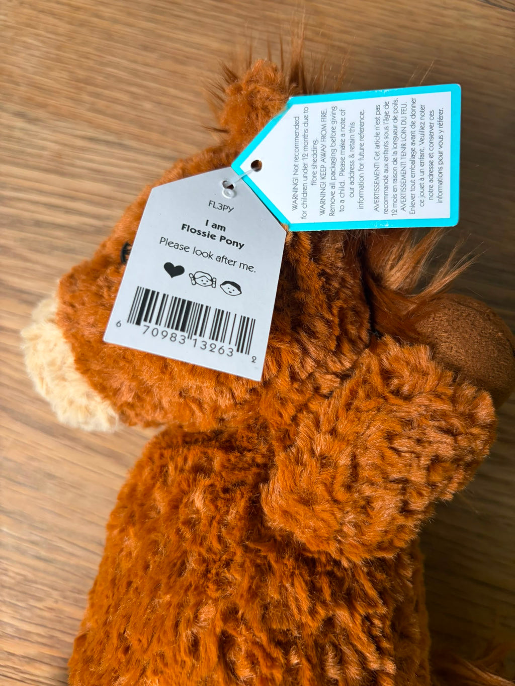 Jellycat Flossie Pony