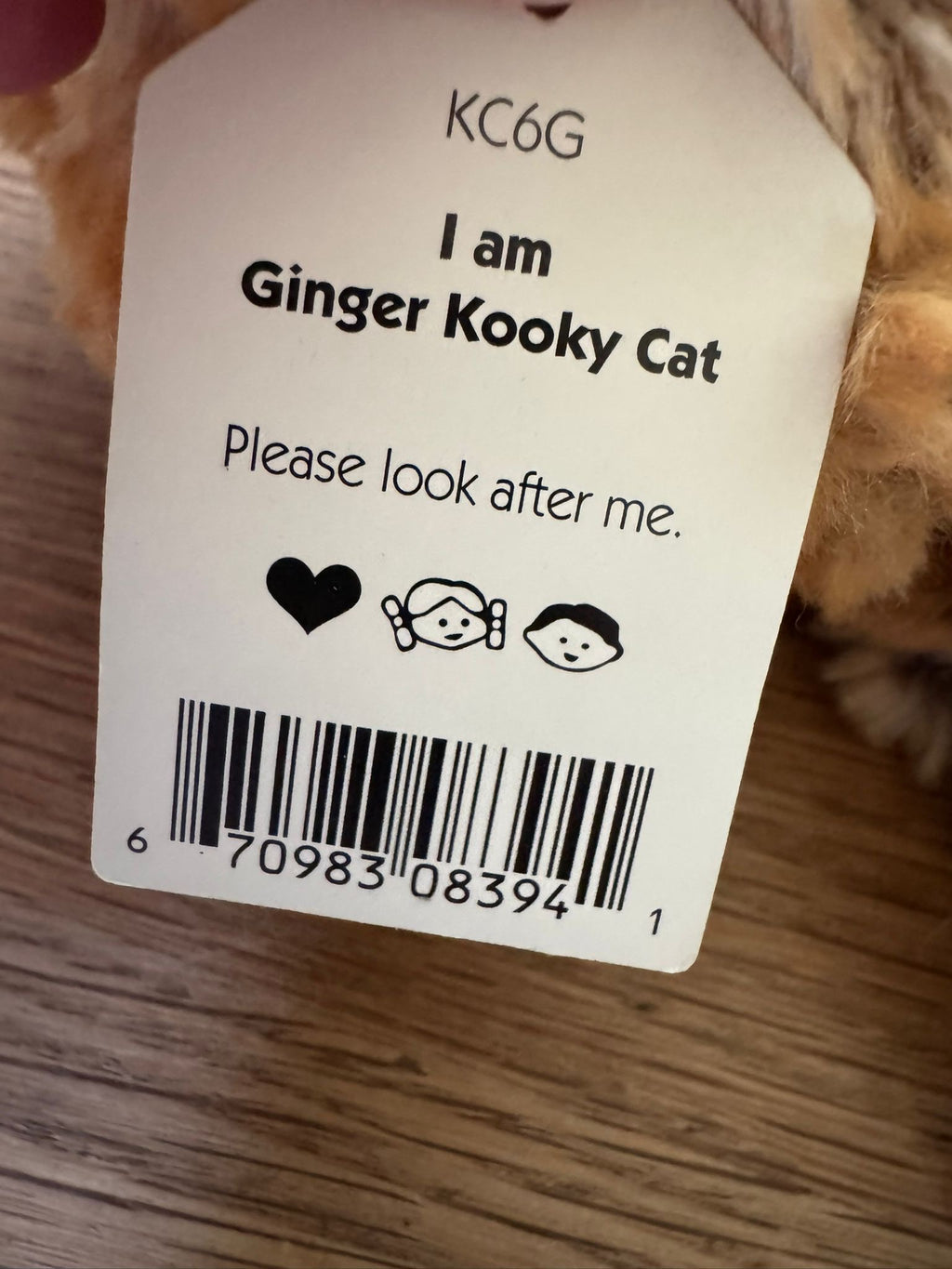 Jellycat Ginger Kooky Cat