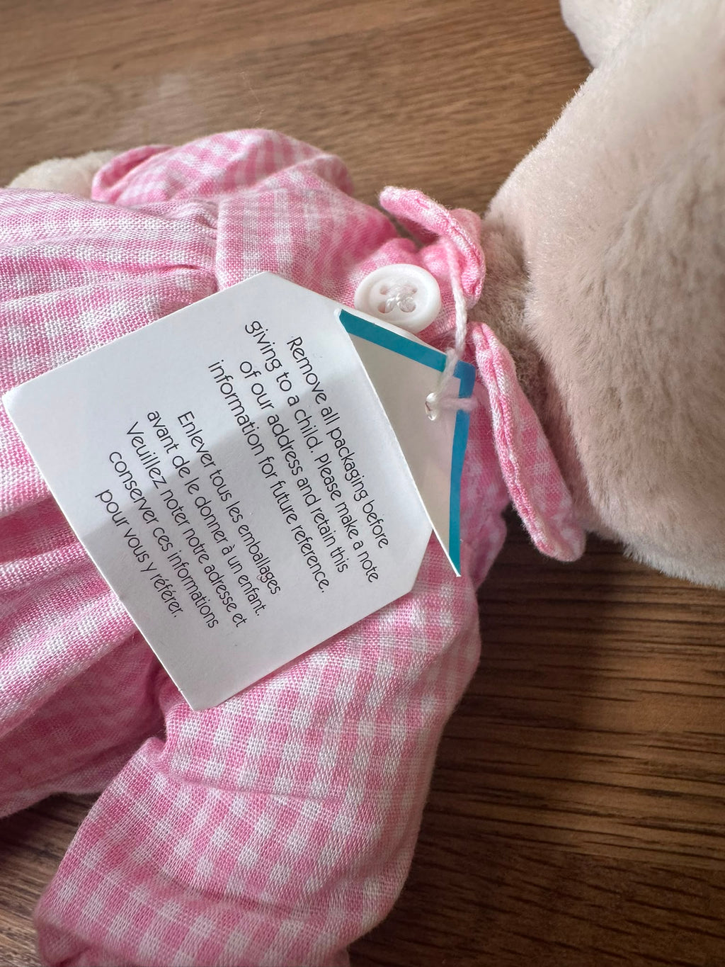 Jellycat Bedtime Lottie - Paper Tag Cut
