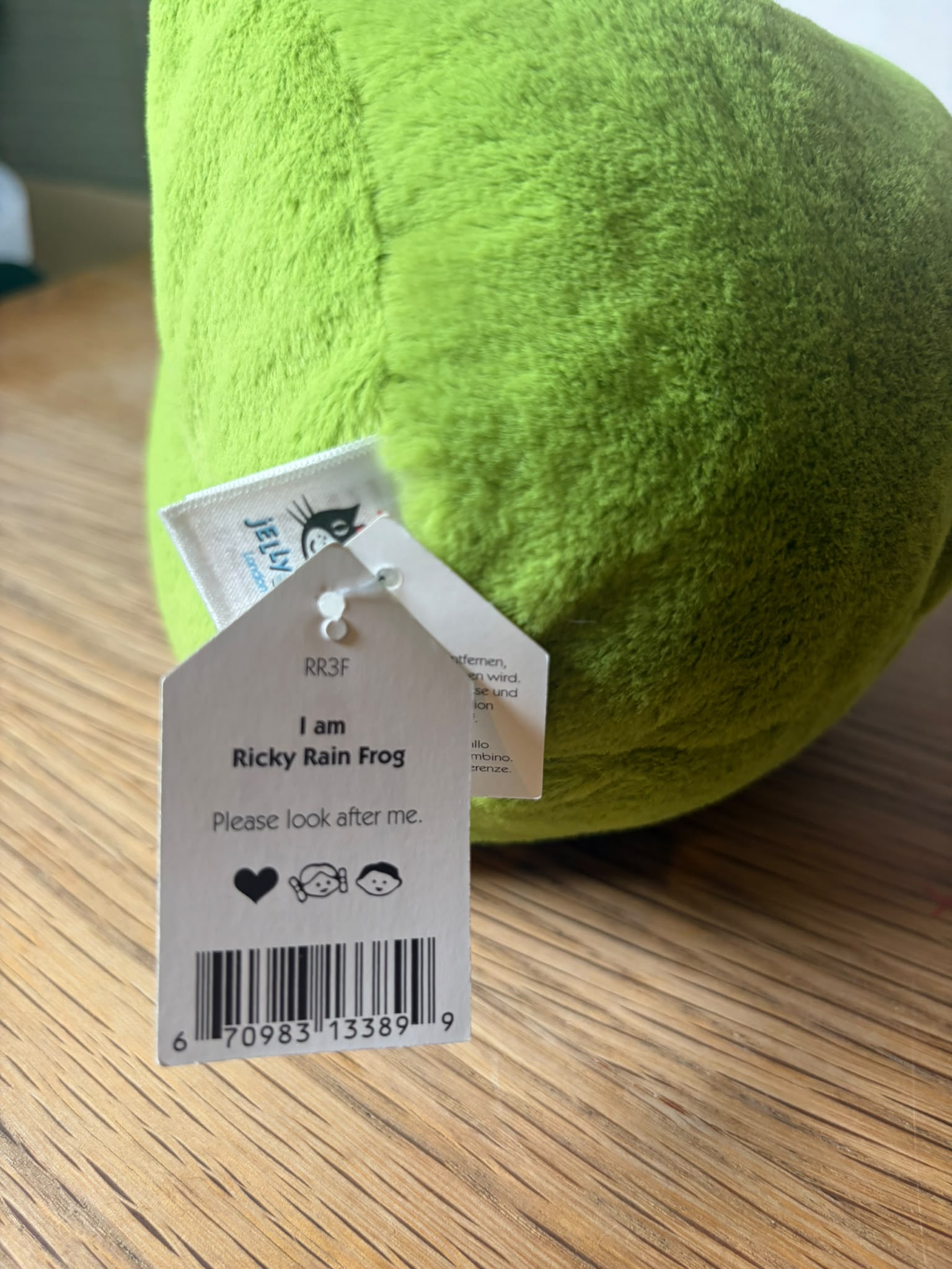Jellycat Ricky Rainfrog
