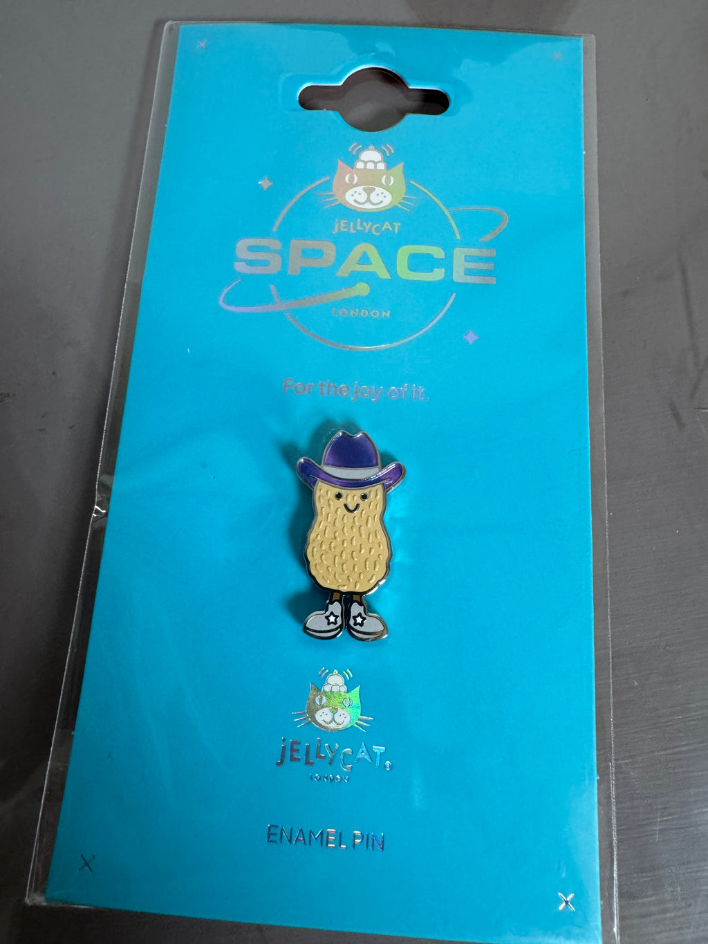 Korea Space Jellycat Peanut Space Rodeo Outfit Exclusive enamel pin