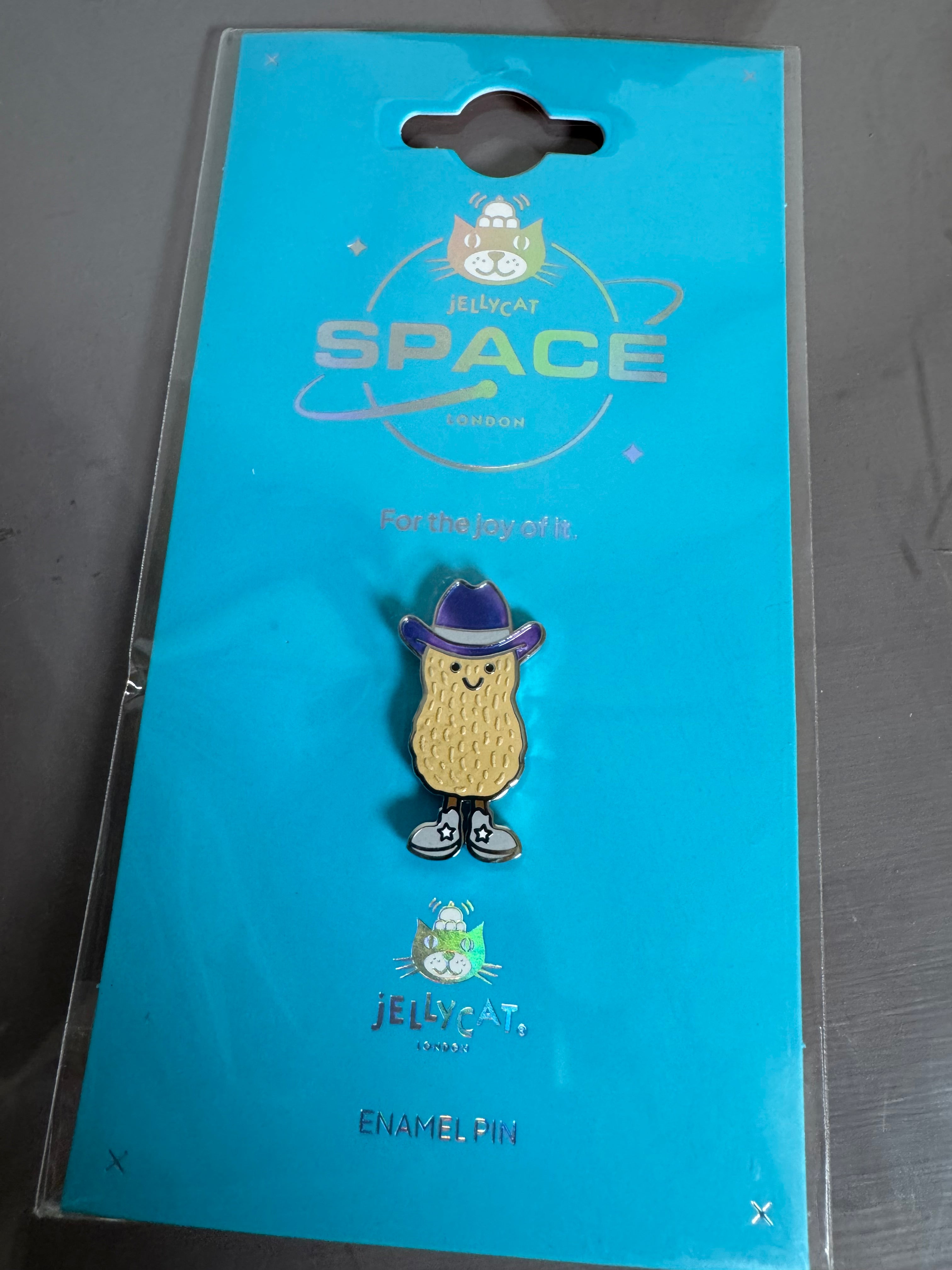 Korea Space Jellycat Peanut Space Rodeo Outfit Exclusive enamel pin