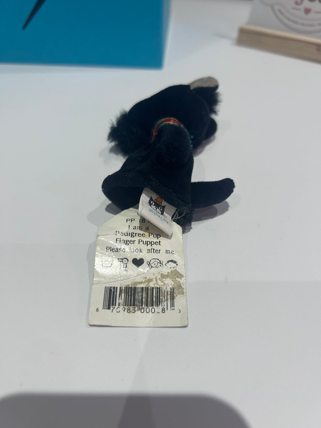 Jellycat Pedigree Pup Finger Puppet