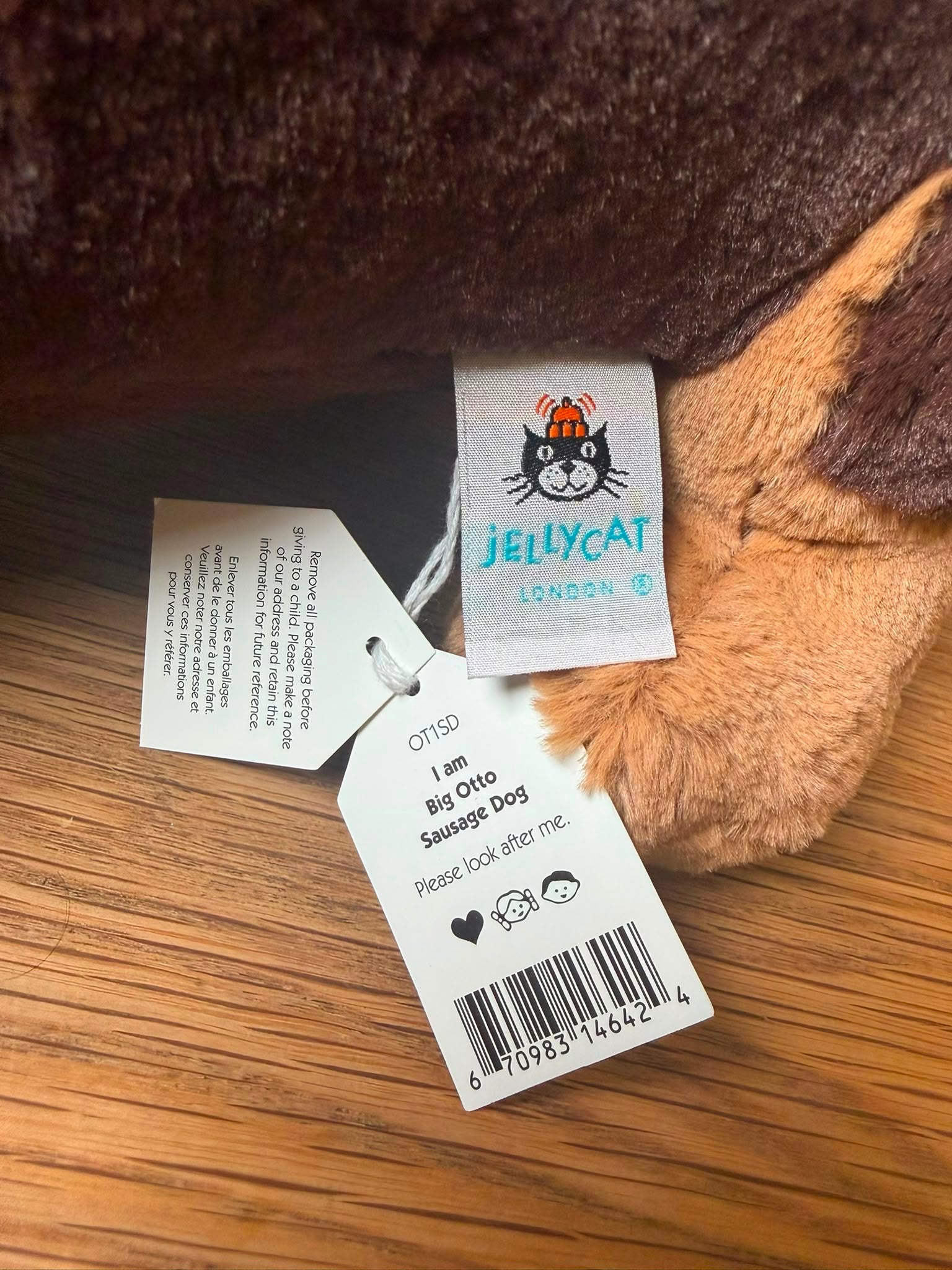 Jellycat Big Otto Sausage Dog