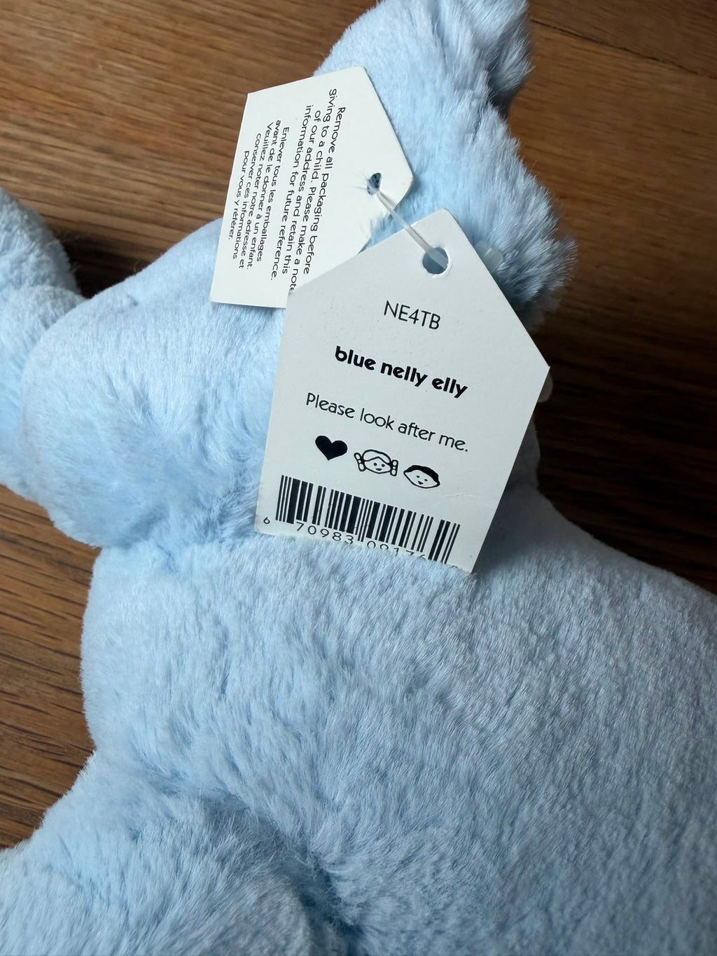 Jellycat Blue Nelly Elly
