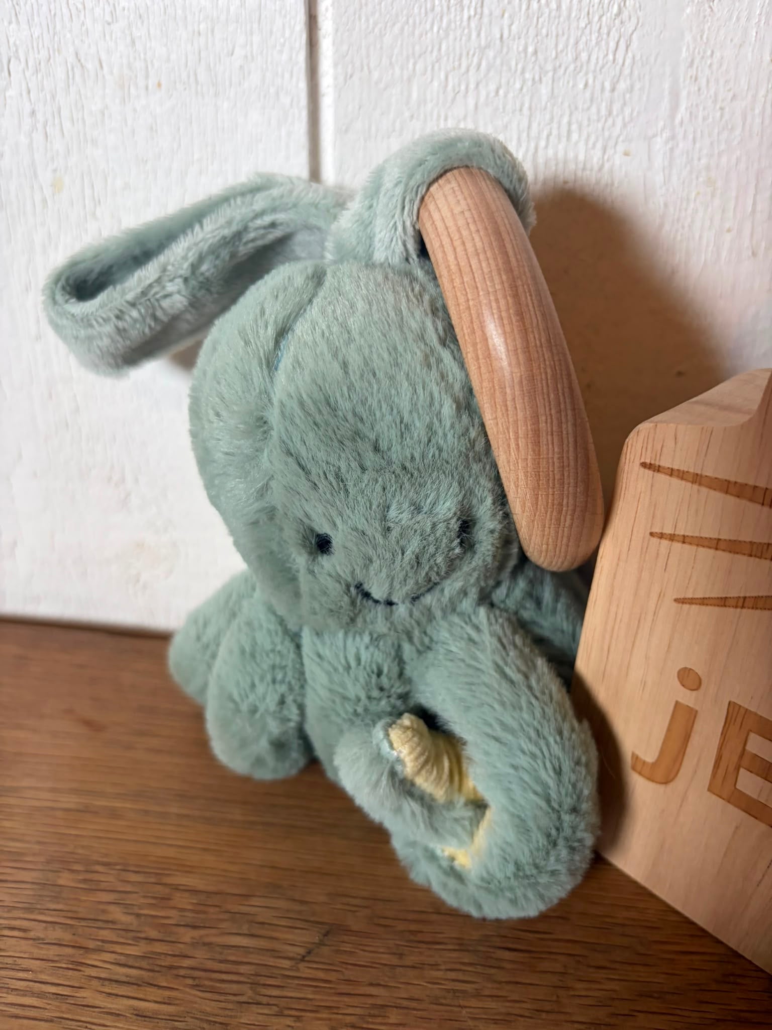 Jellycat Odyssey Octopus Wooden Ring Toy