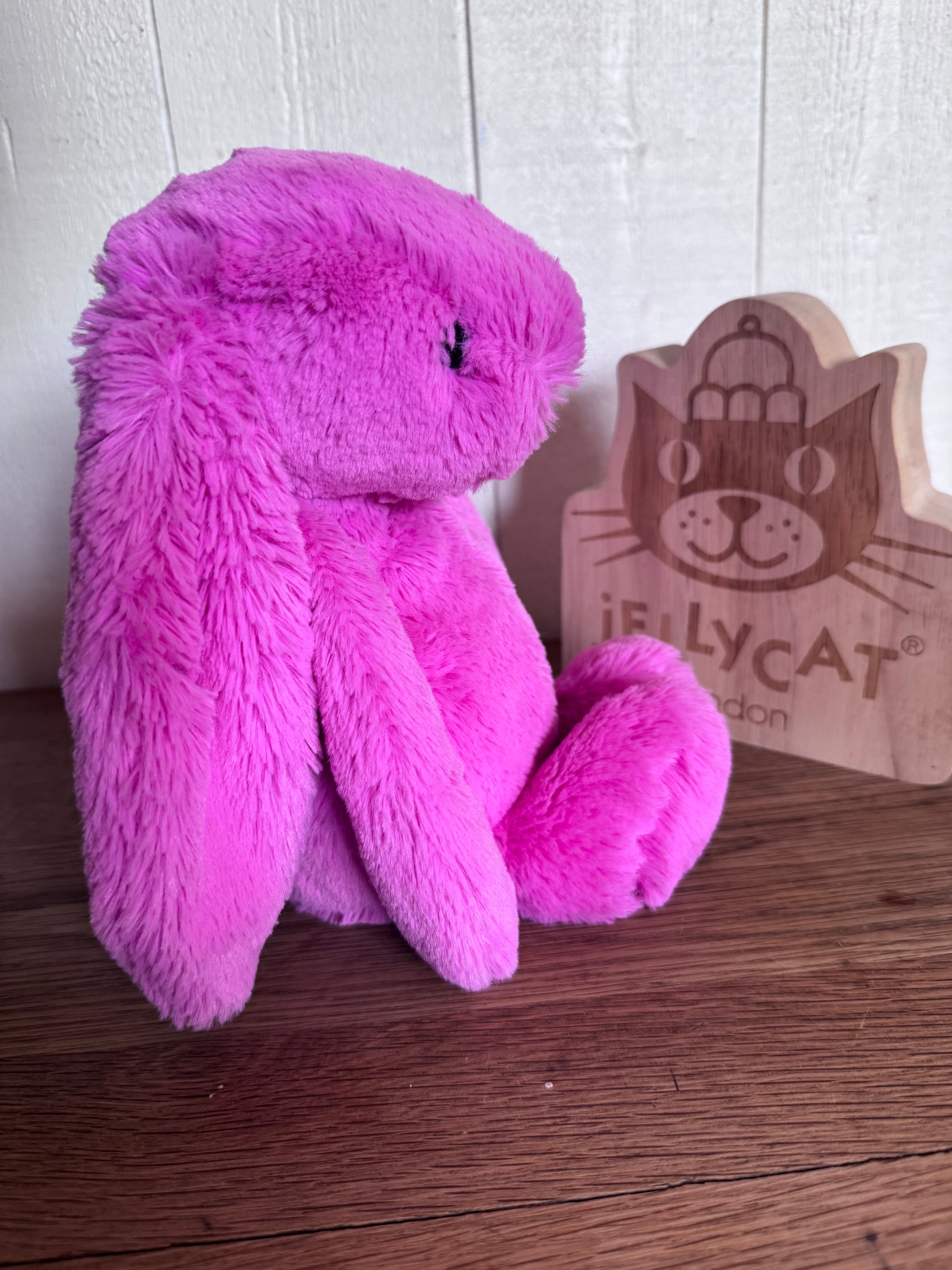 Medium Hot Pink Bunny
