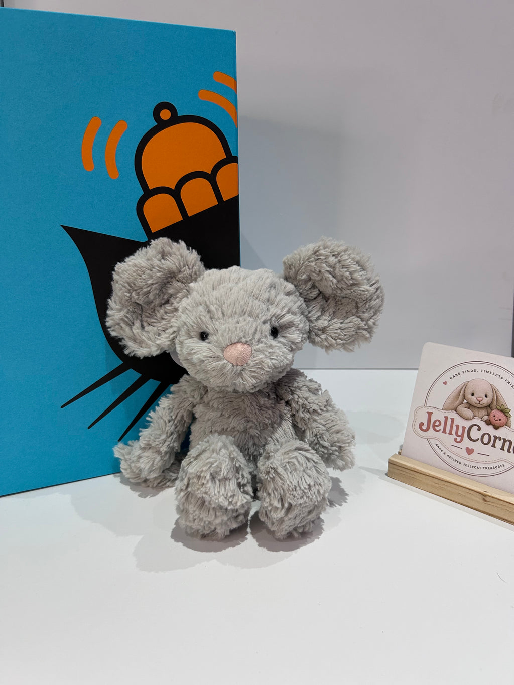 Jellycat Squiggles Mouse - Grey
