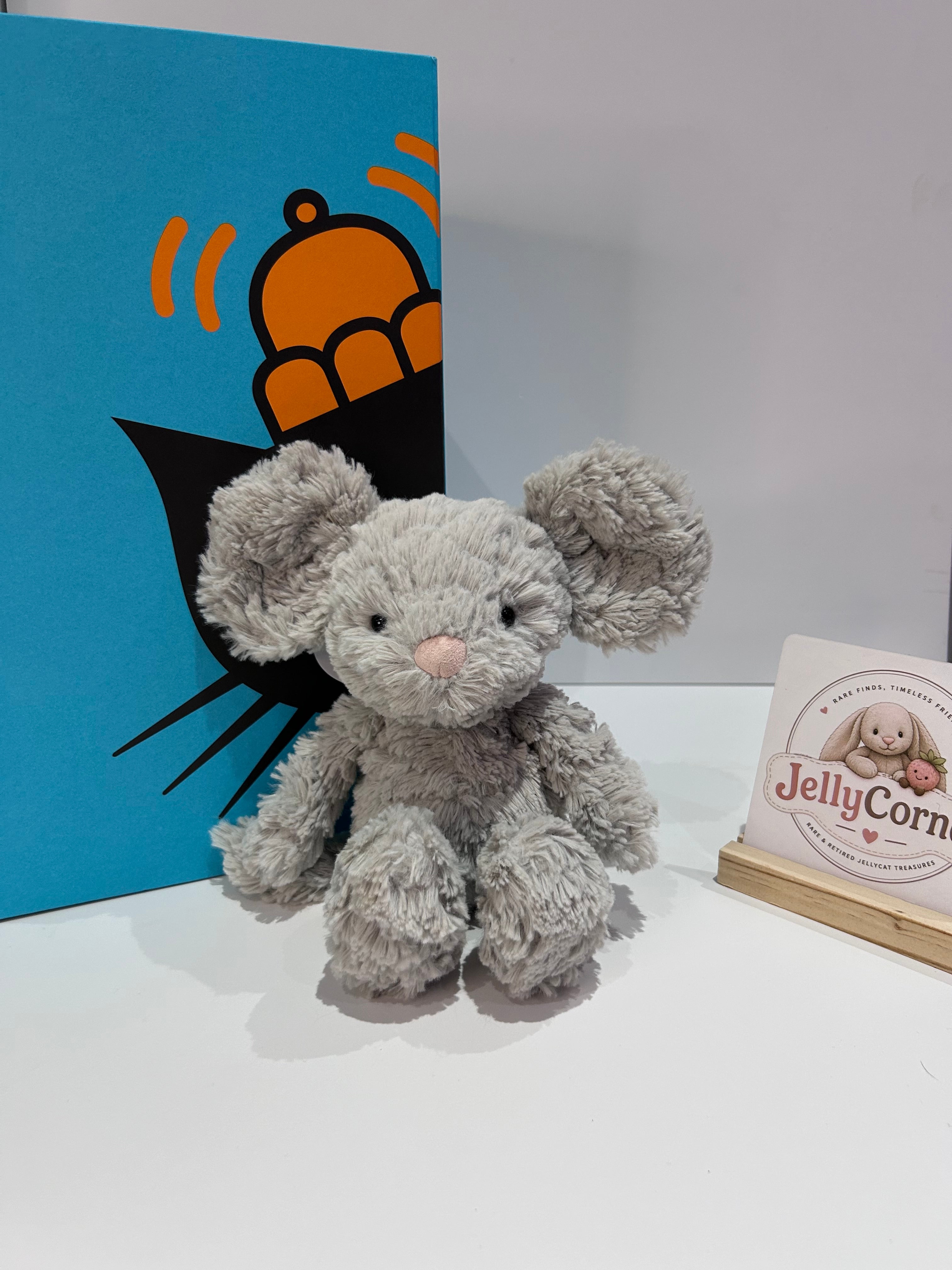 Jellycat Squiggles Mouse - Grey