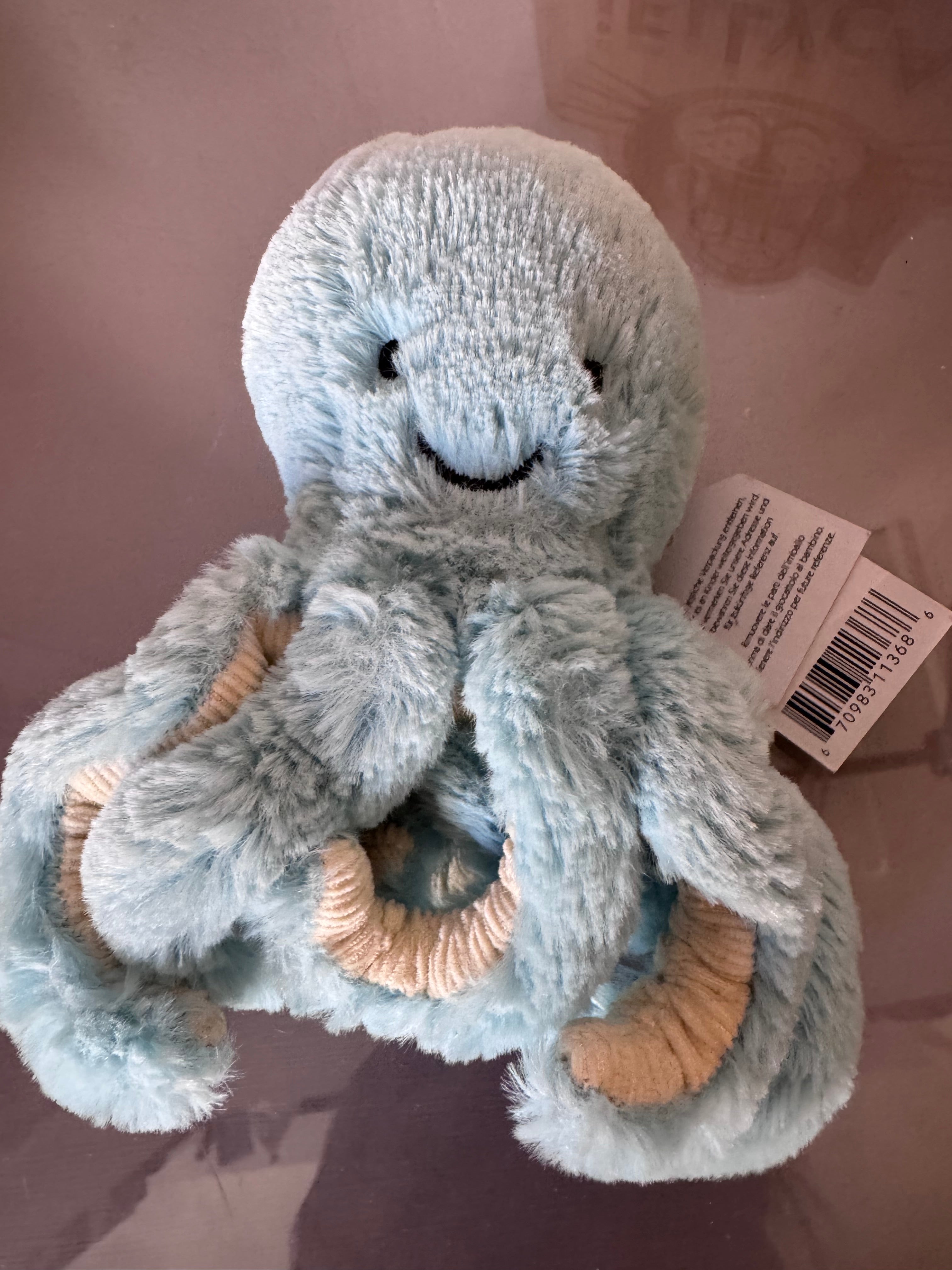 Jellycat Bobbie Octopus - Tagged