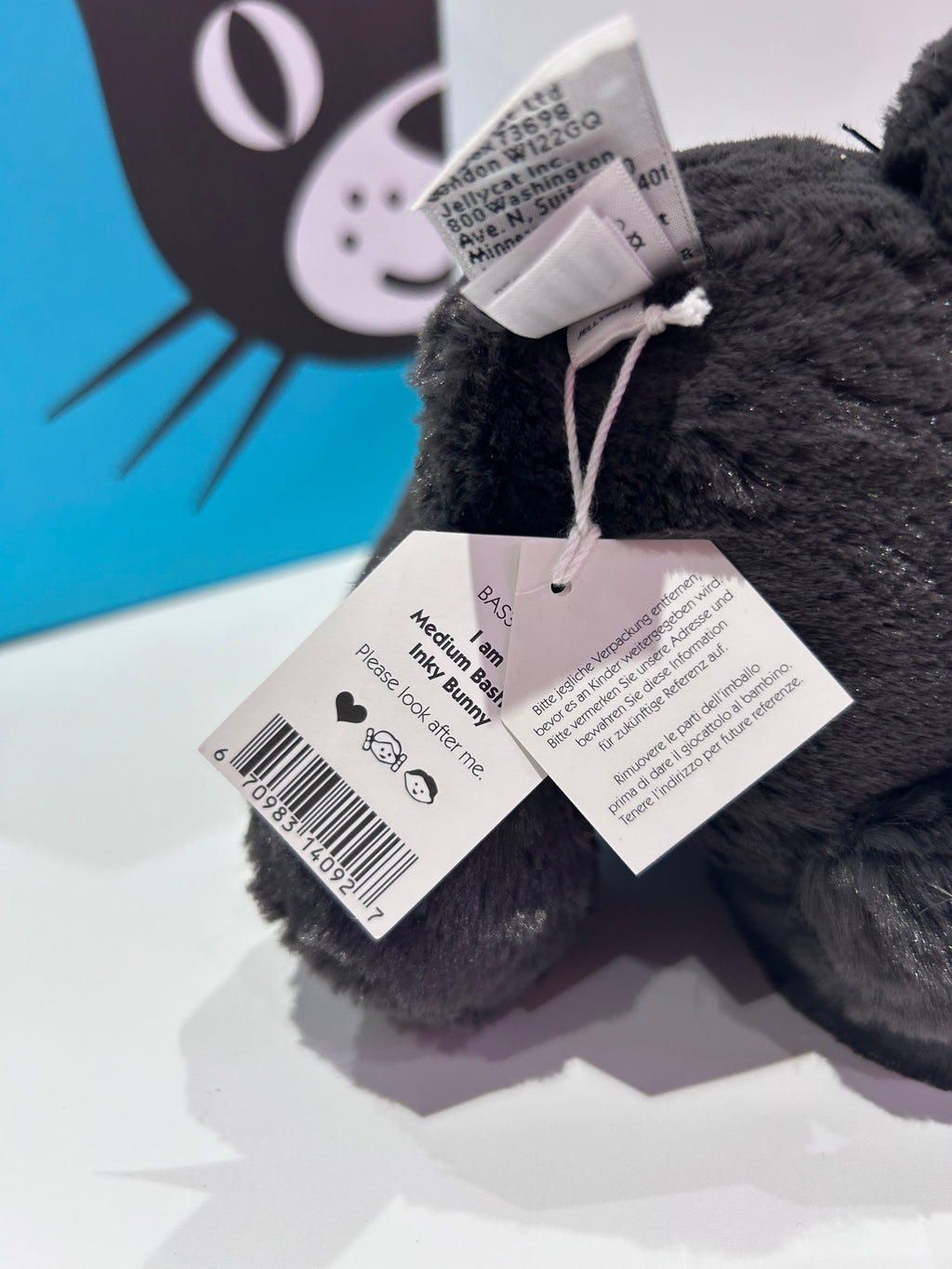 Jellycat Inky Bunny - Medium
