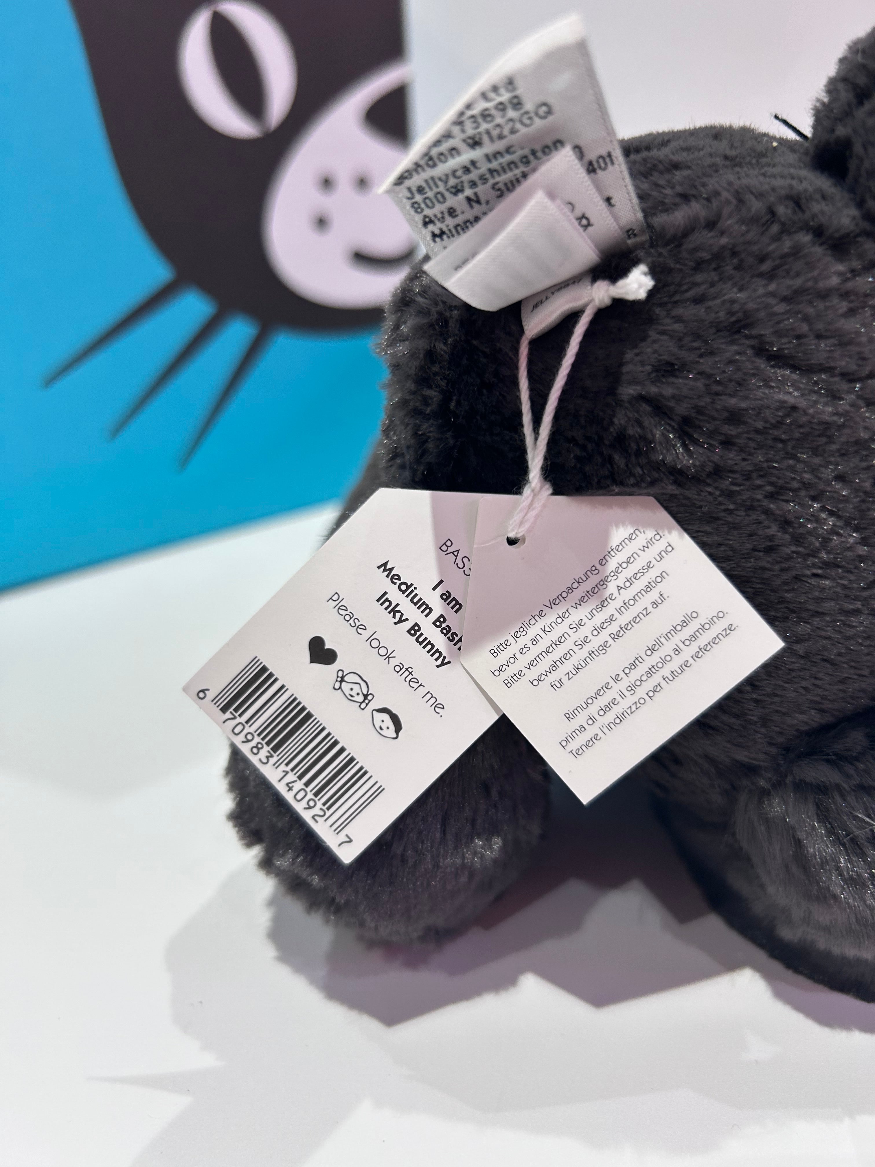 Jellycat Inky Bunny - Medium