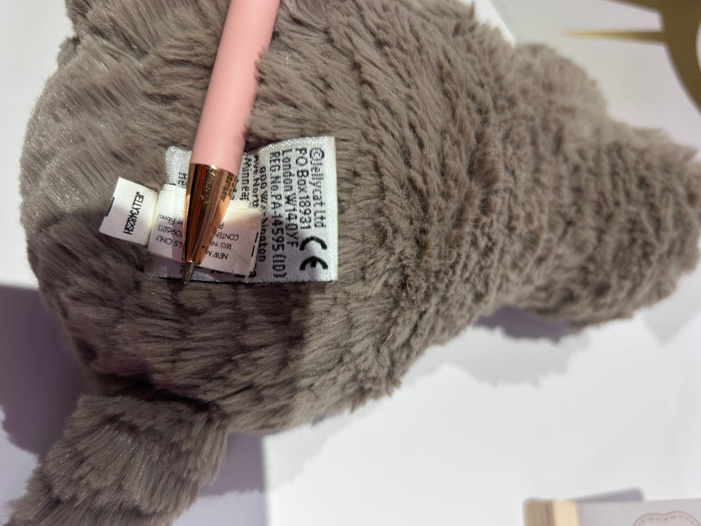 Jellycat Fuddlewuddle Grey Hippo