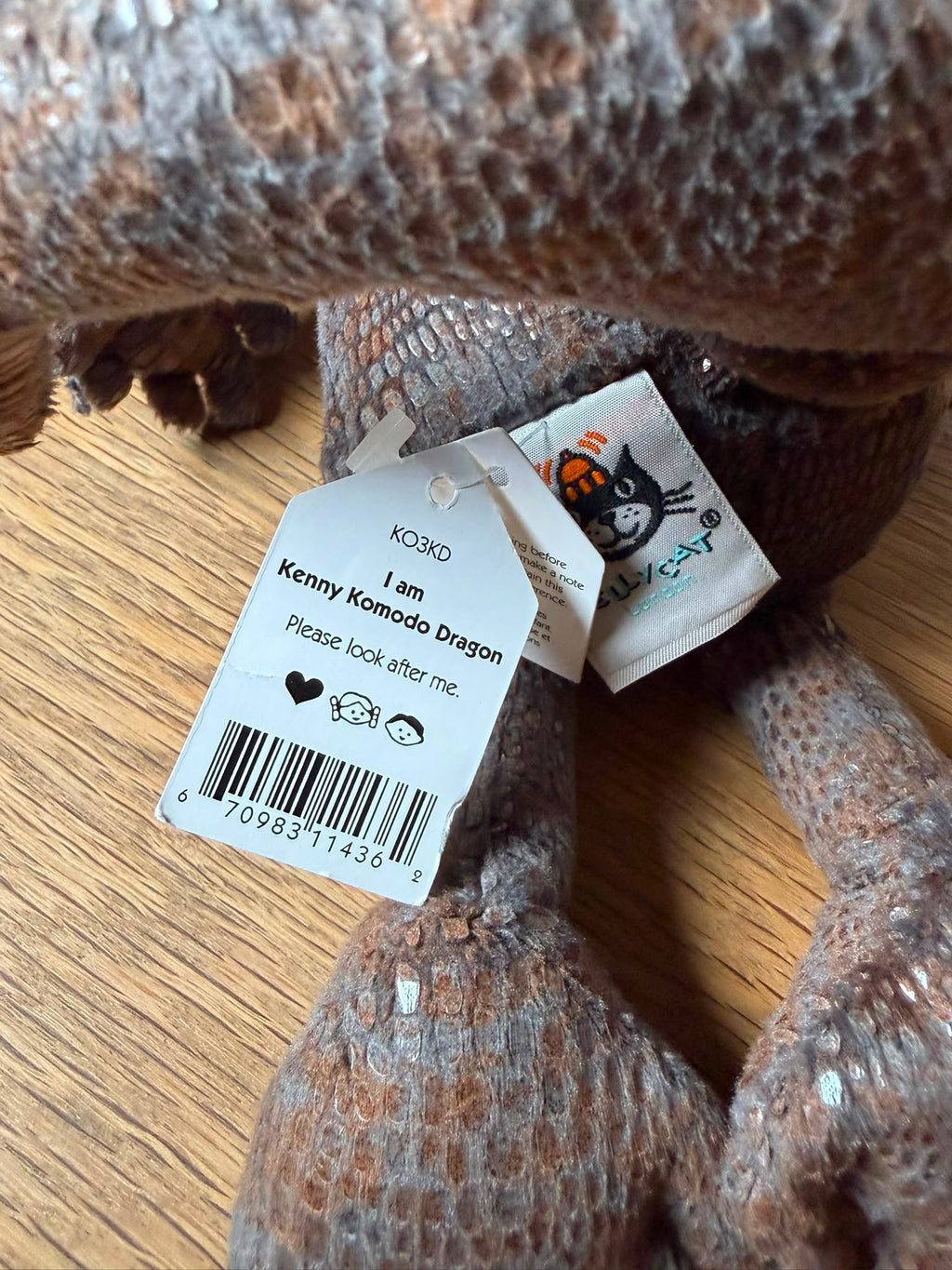 Jellycat Kenny Komodo Dragon