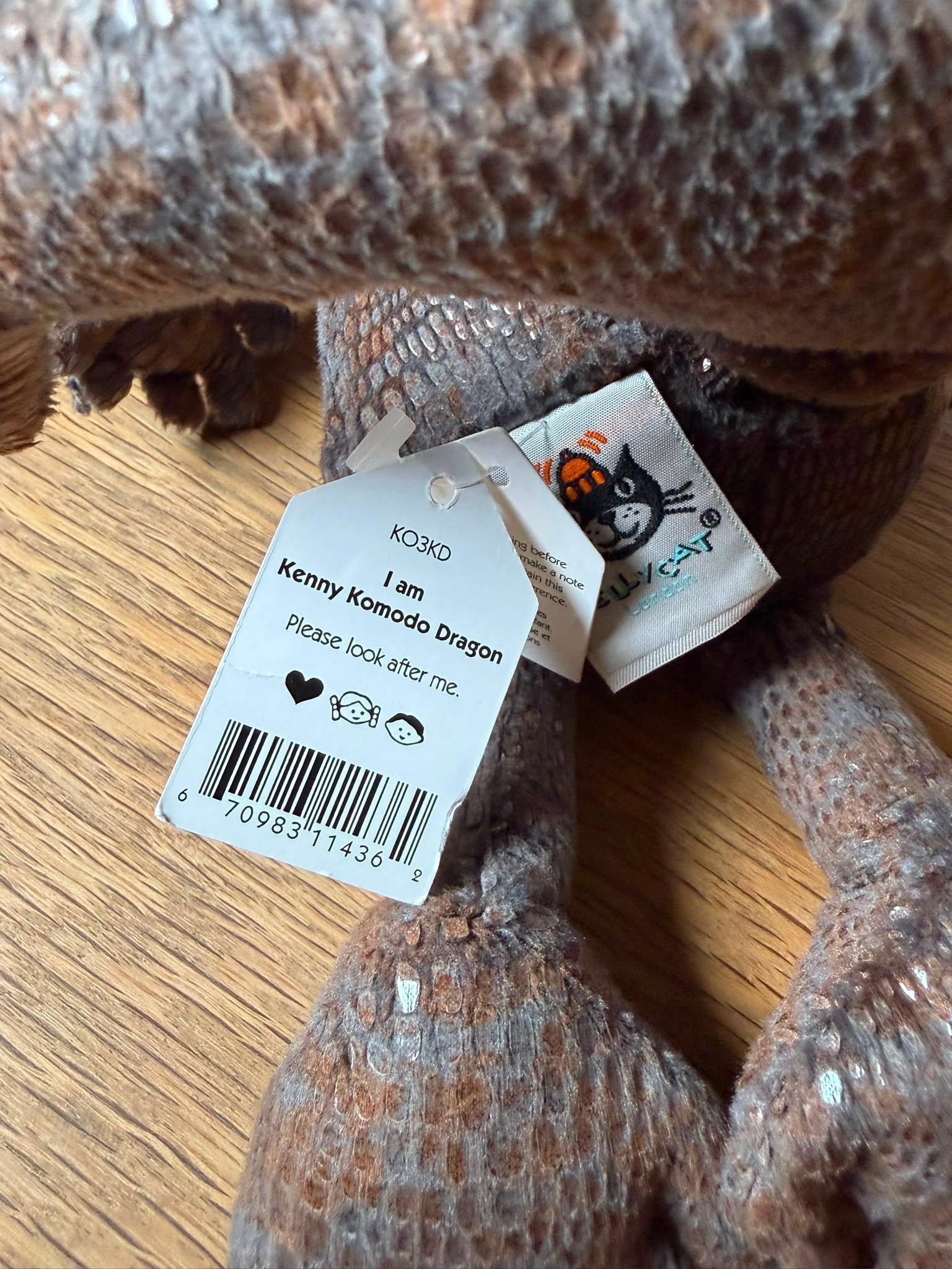 Jellycat Kenny Komodo Dragon