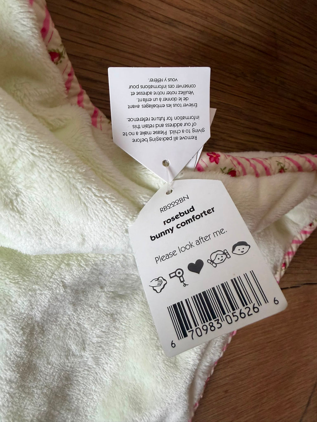Jelly Kitten Rosebud Bunny Comforter