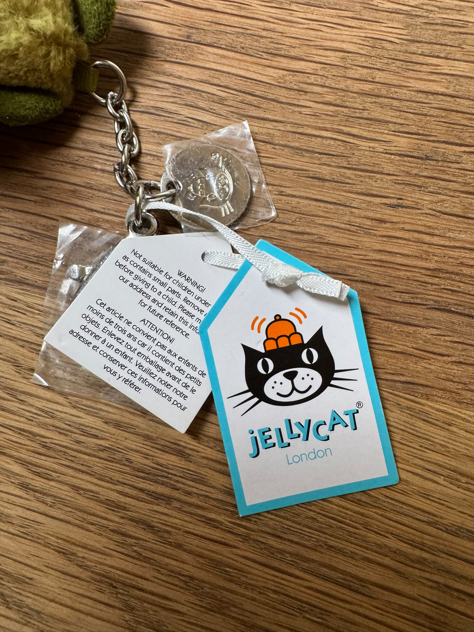 Jellycat Bashful Dino Bag Charm
