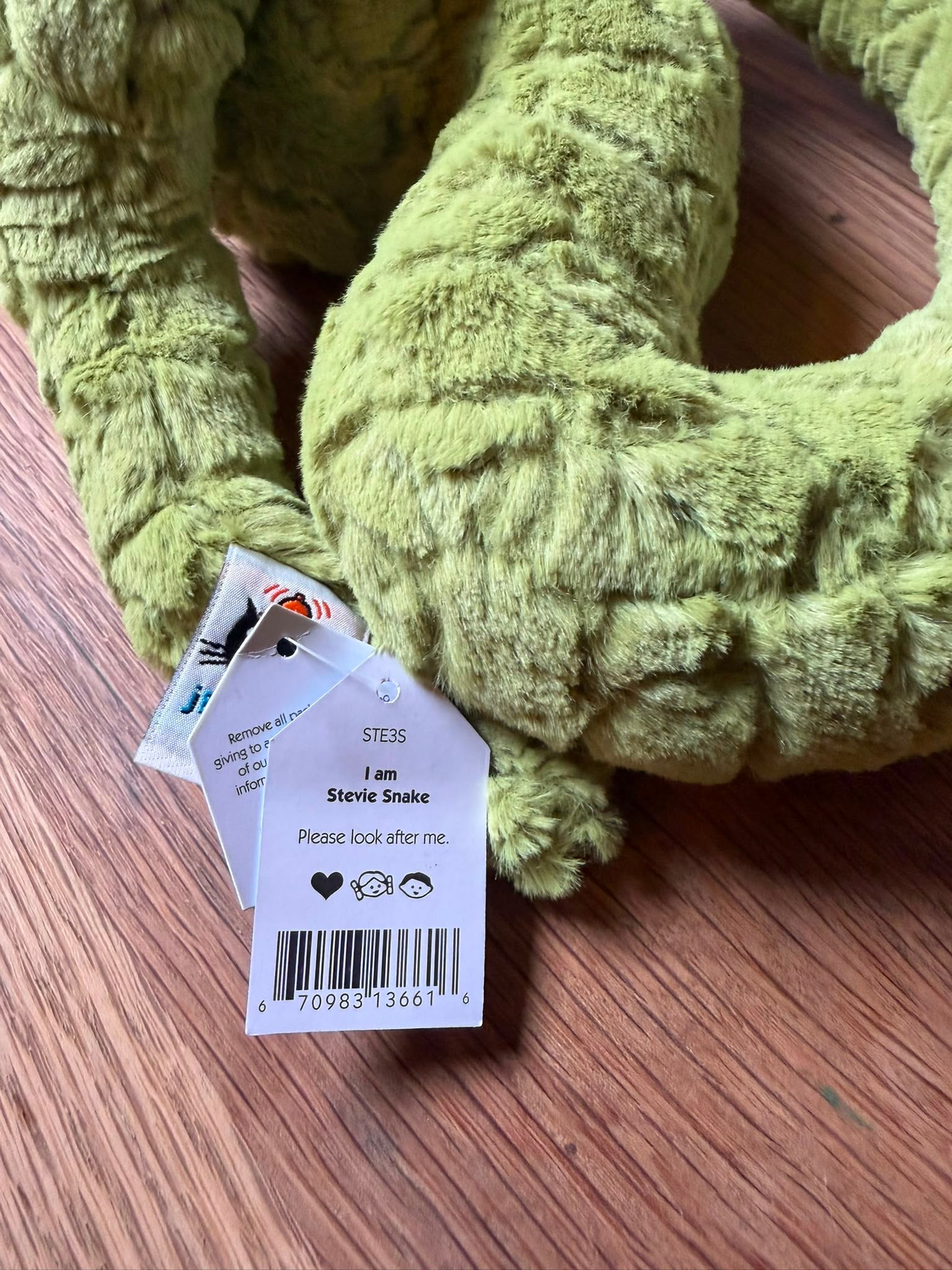 Jellycat Stevie Snake
