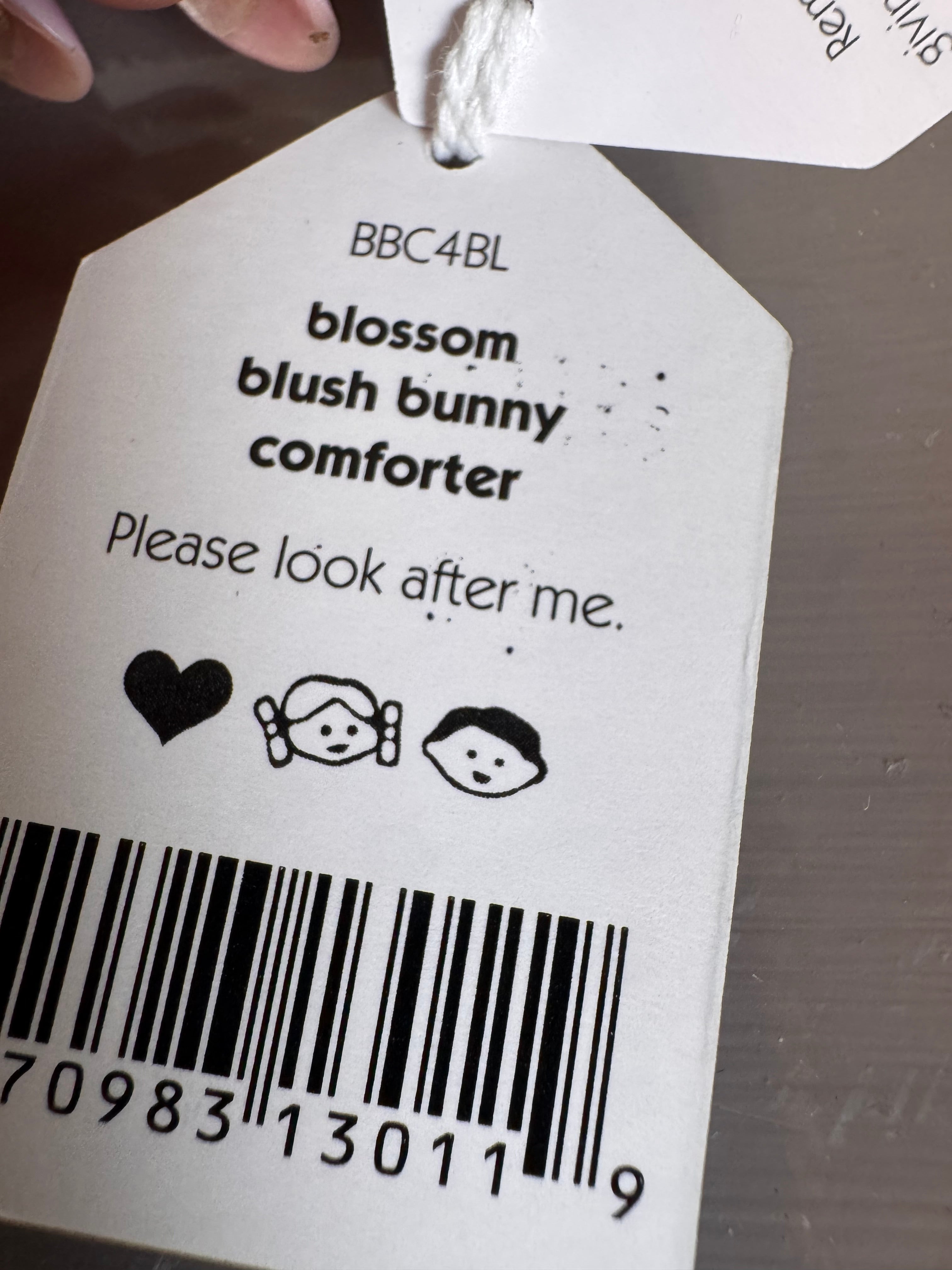 Blossom Blush Bunny Comforter