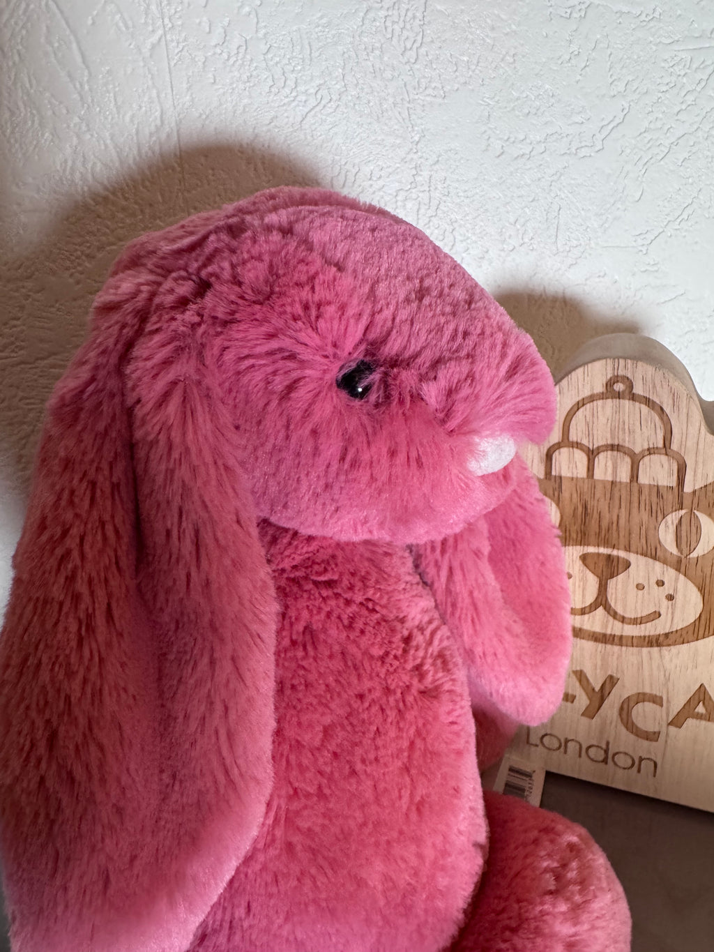 Jellycat Medium Cerise Bunny/ Tagged