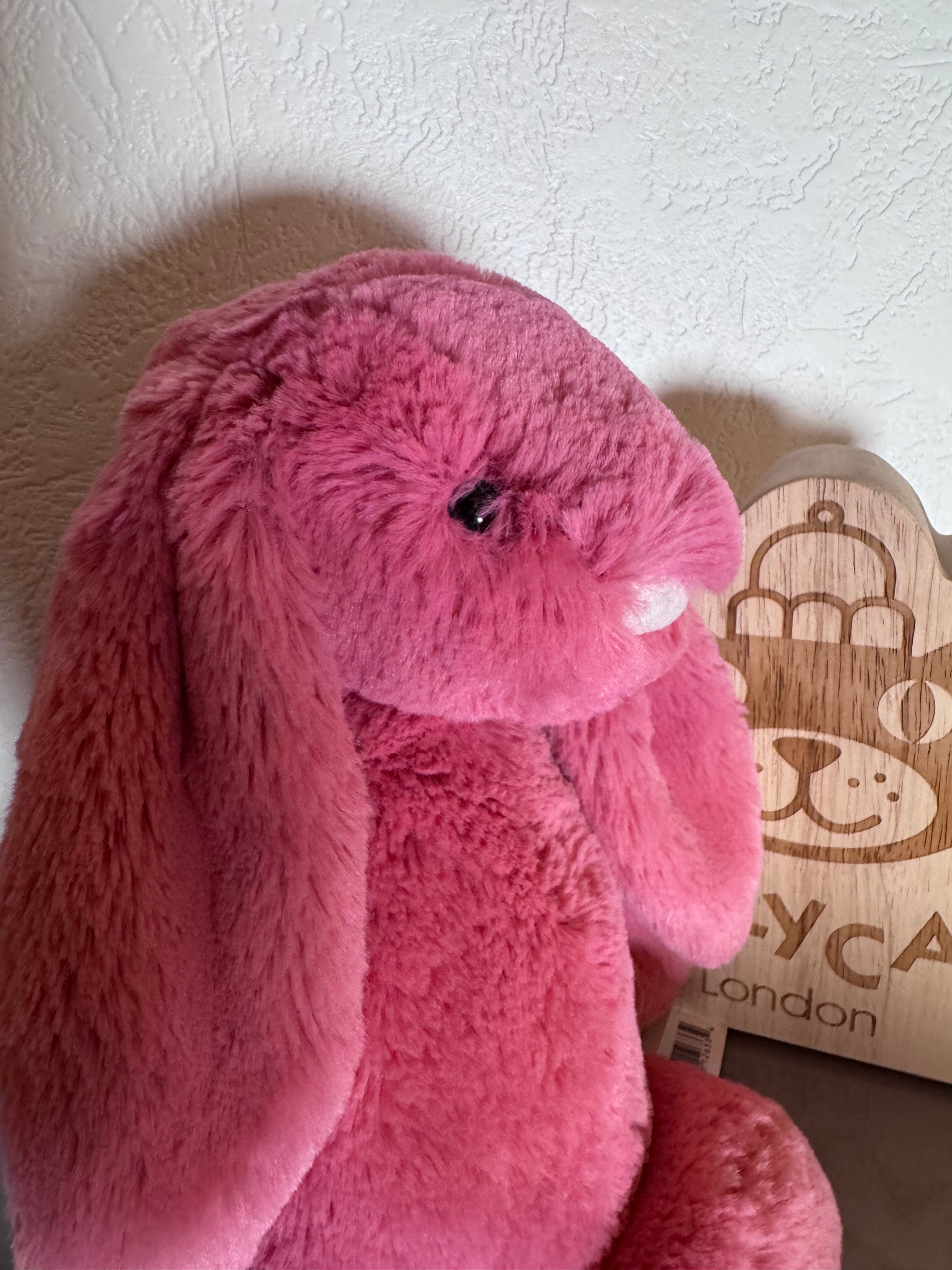 Jellycat Medium Cerise Bunny/ Tagged