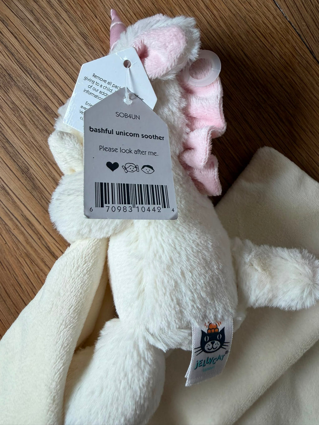 Jellycat Bashful Unicorn Soother
