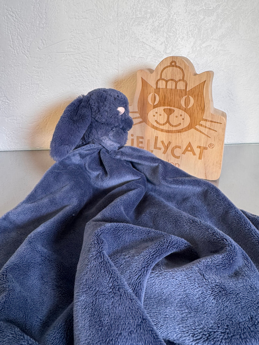 Navy Bashful Bunny Soother