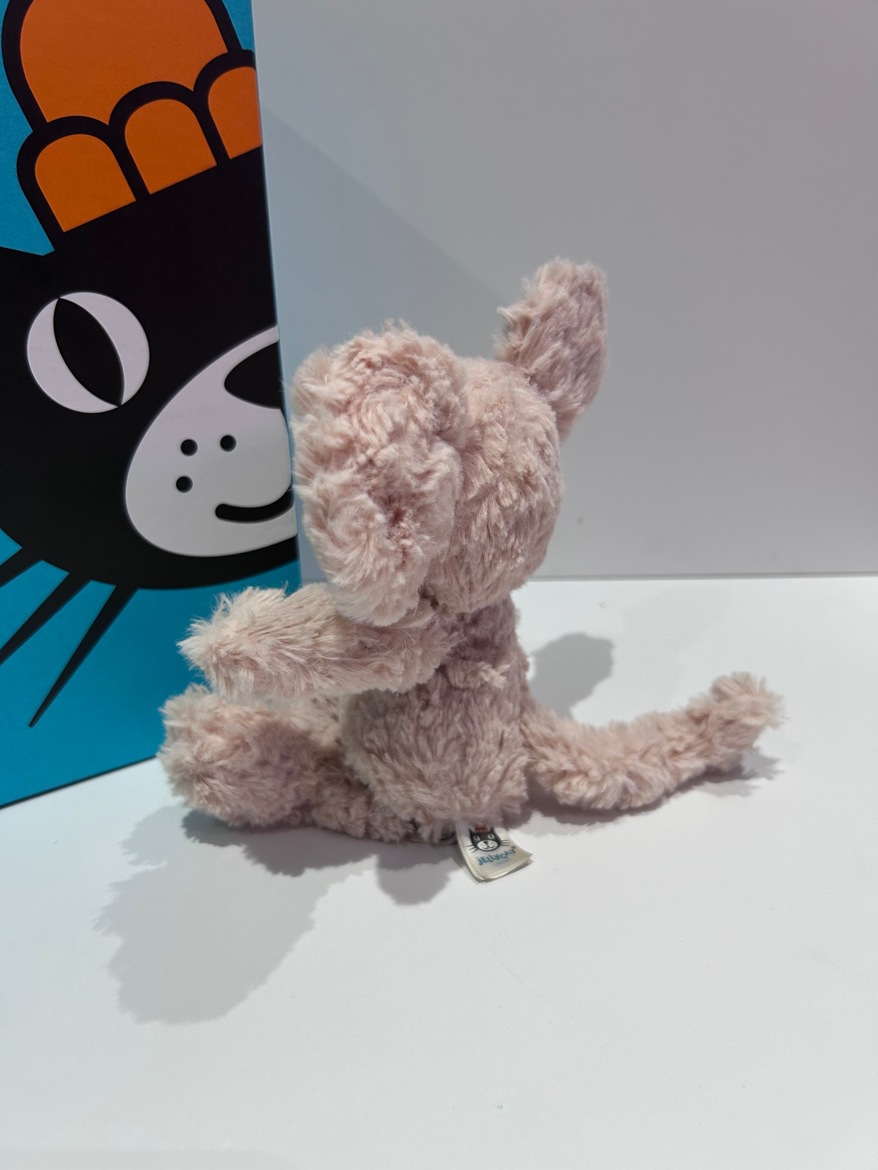 Jellycat Squiggles Mouse - Pink