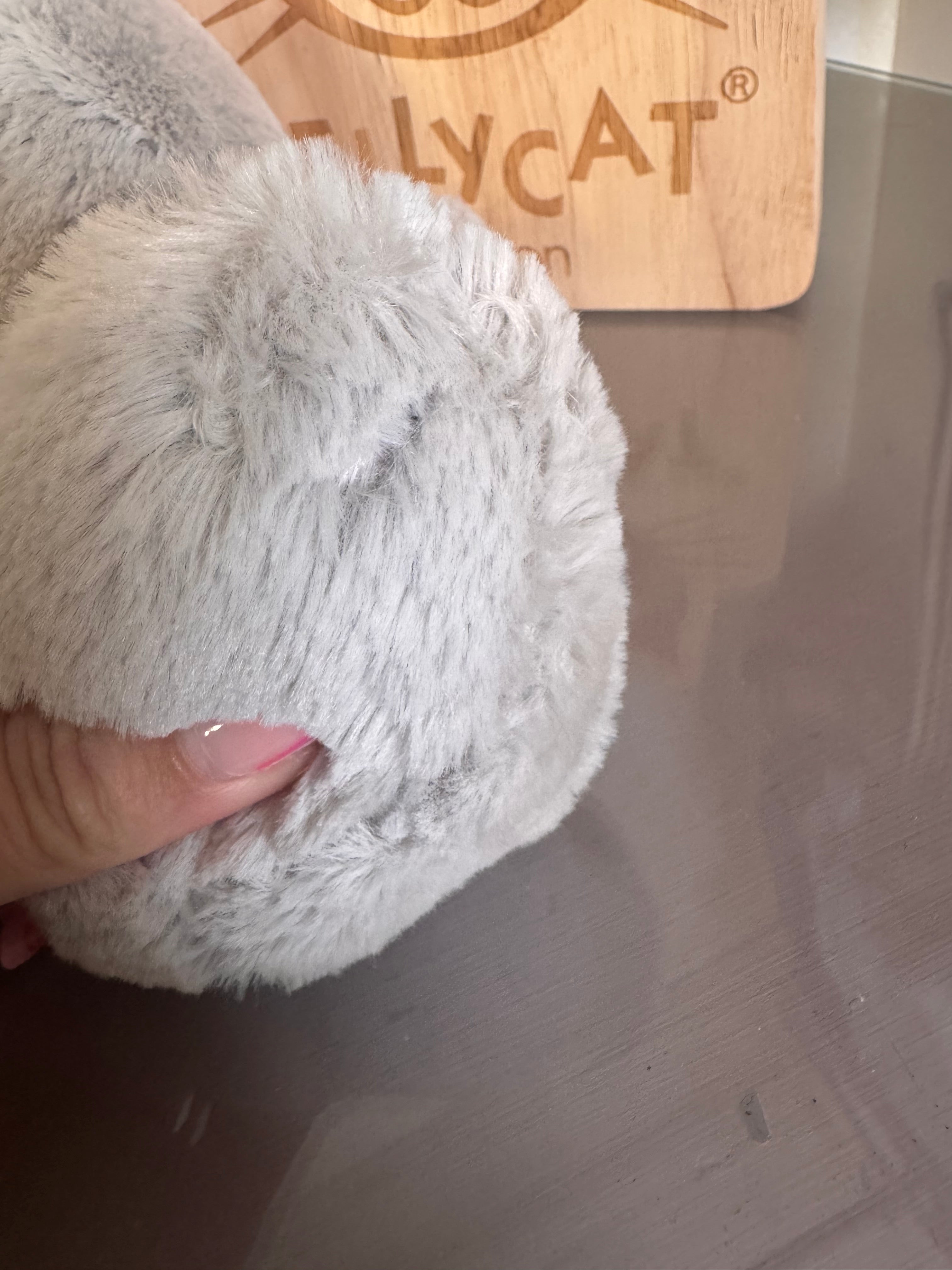 Large Silver Bashful Bunny