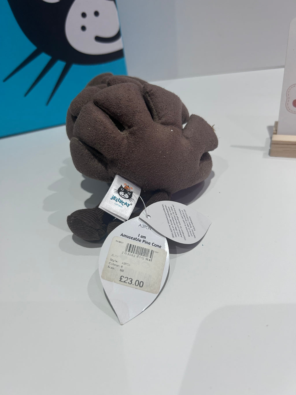 Jellycat Amuseable Pinecone - Leaf Tag