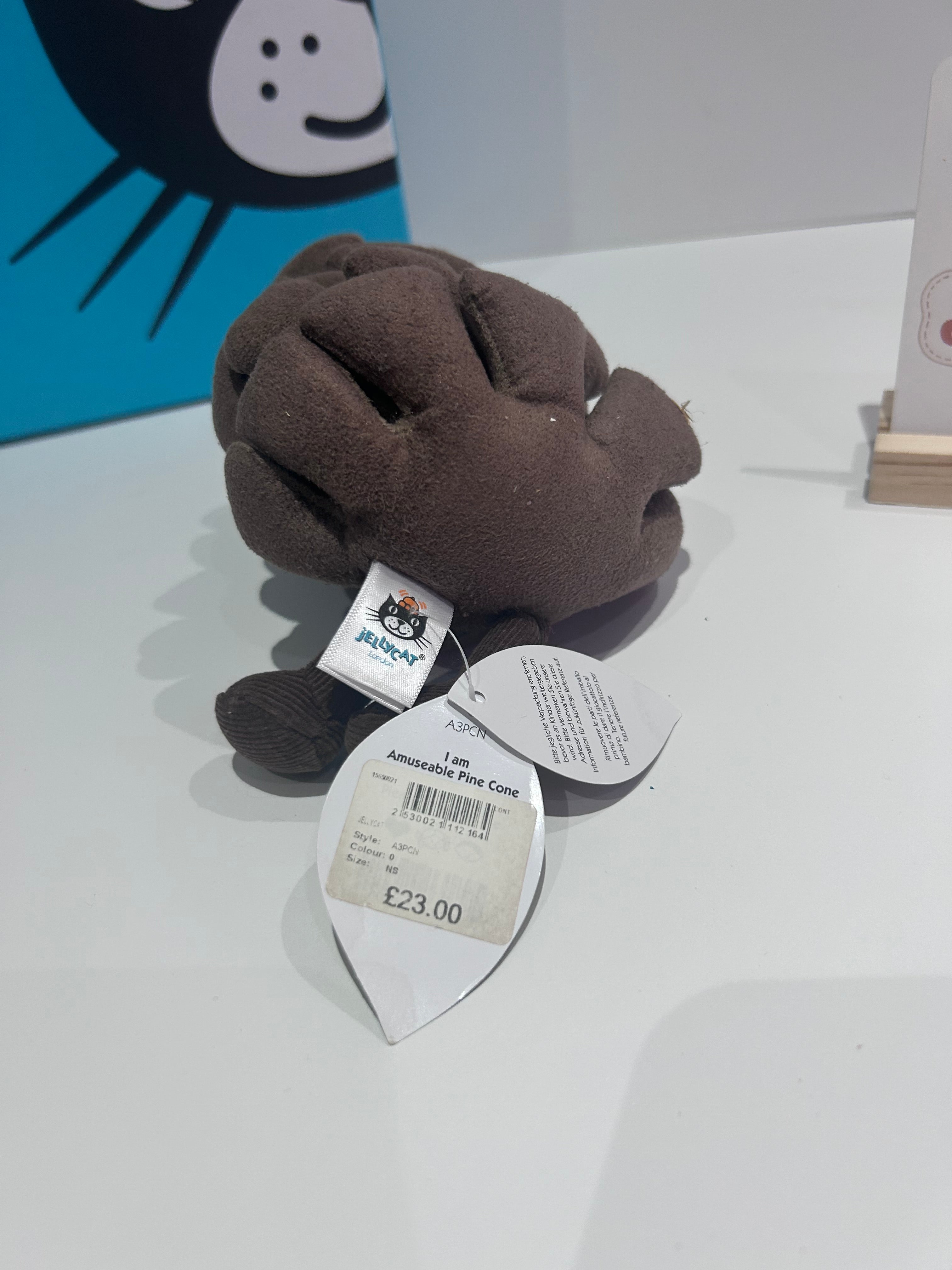 Jellycat Amuseable Pinecone - Leaf Tag