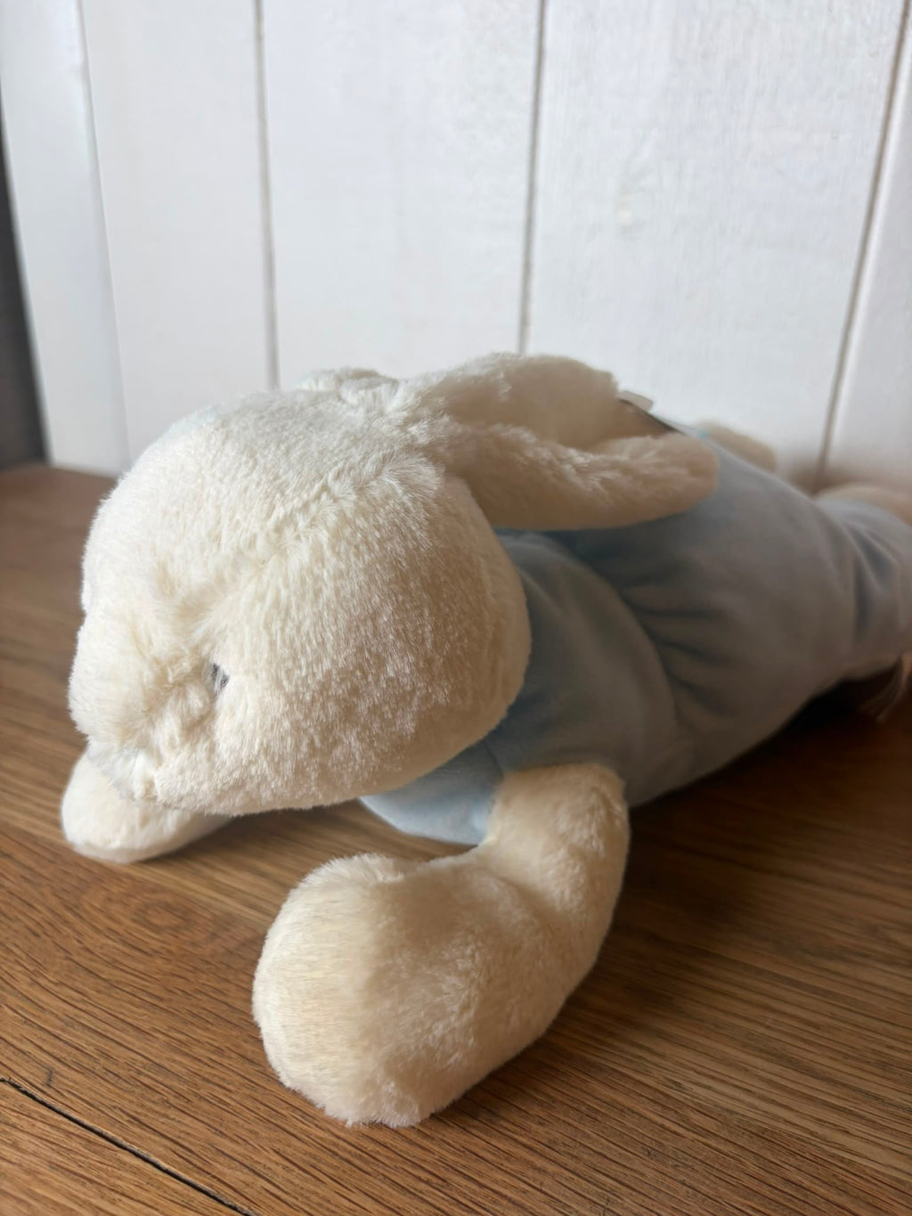Jellycat Blue Velvet Bunny Sleeping - VHTF