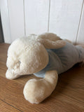 Jellycat Blue Velvet Bunny Sleeping - VHTF