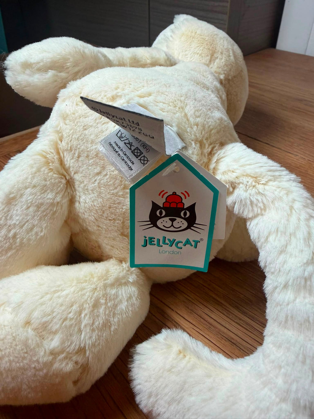 Jellycat Bashful Cream Kitten - Medium