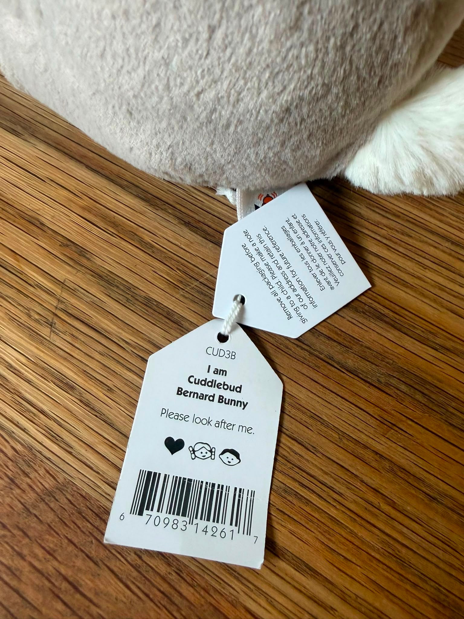 Jellycat Cuddlebud Bernard Bunny