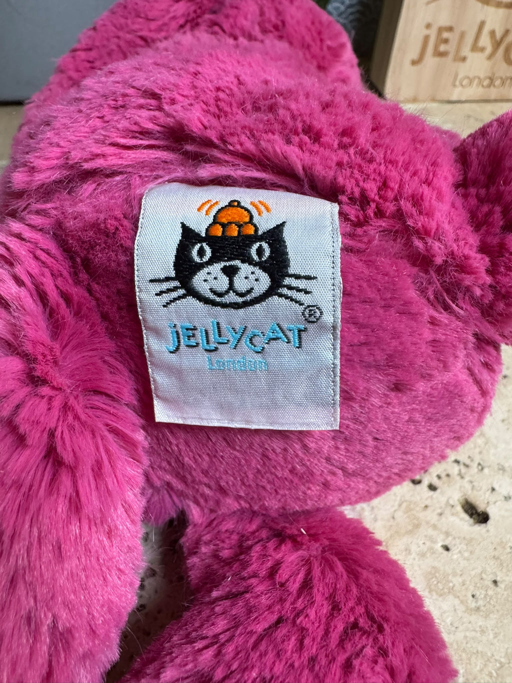 Jellycat Medium Rose Blossom Bunny || UK Exclusive