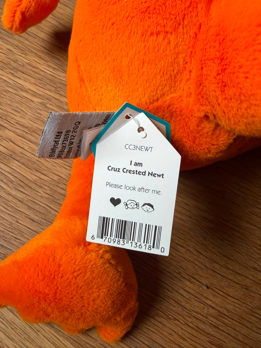 Jellycat Cruz Crested Newt
