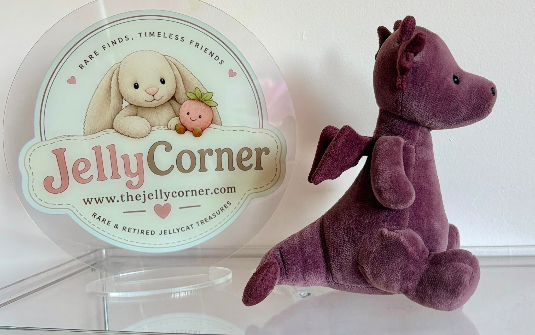 Jellycat Violet Little Puff | Dragon